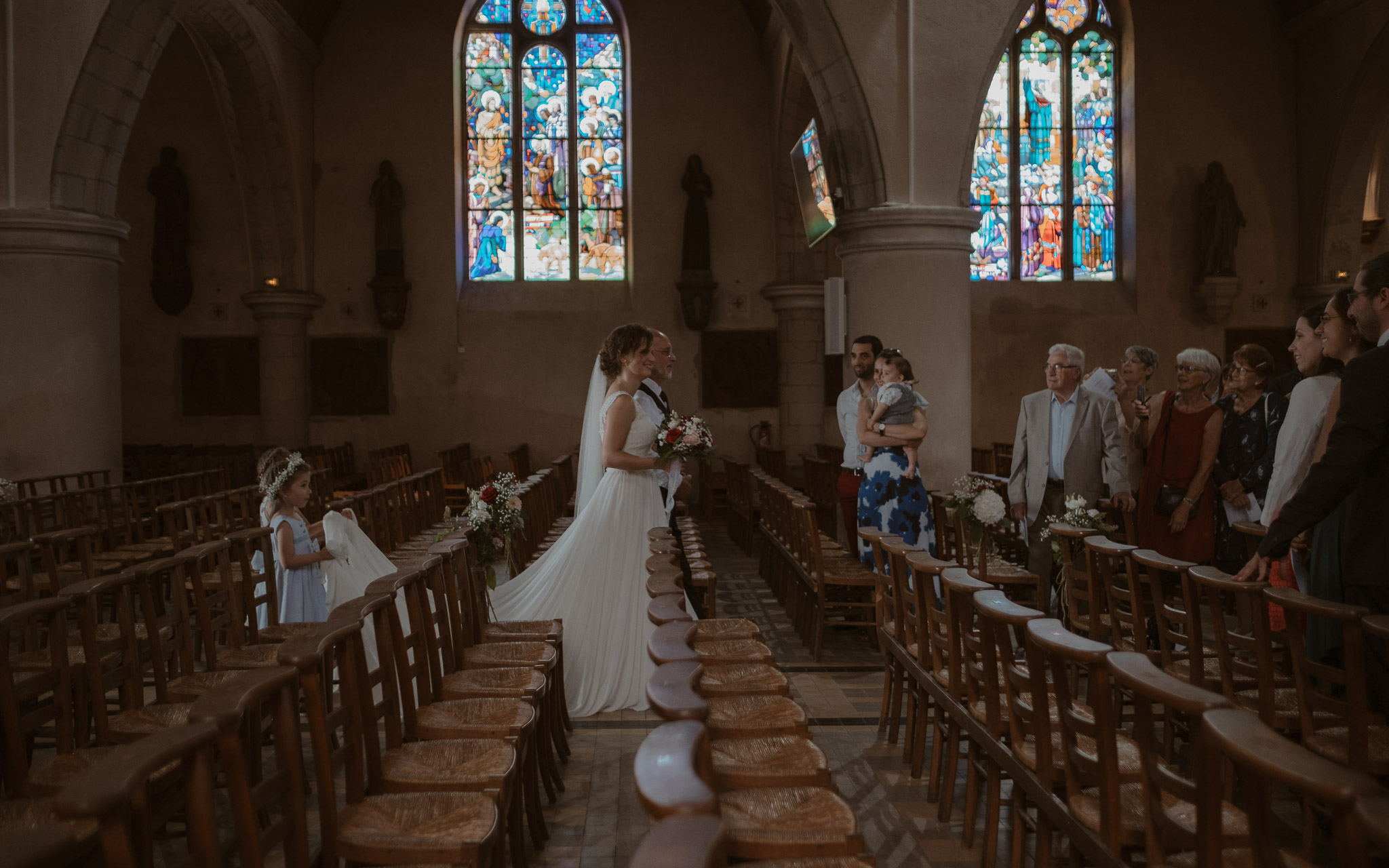 photographies d’un mariage multi-culturel à Freigné, entre Nantes, Angers et Ancenis.