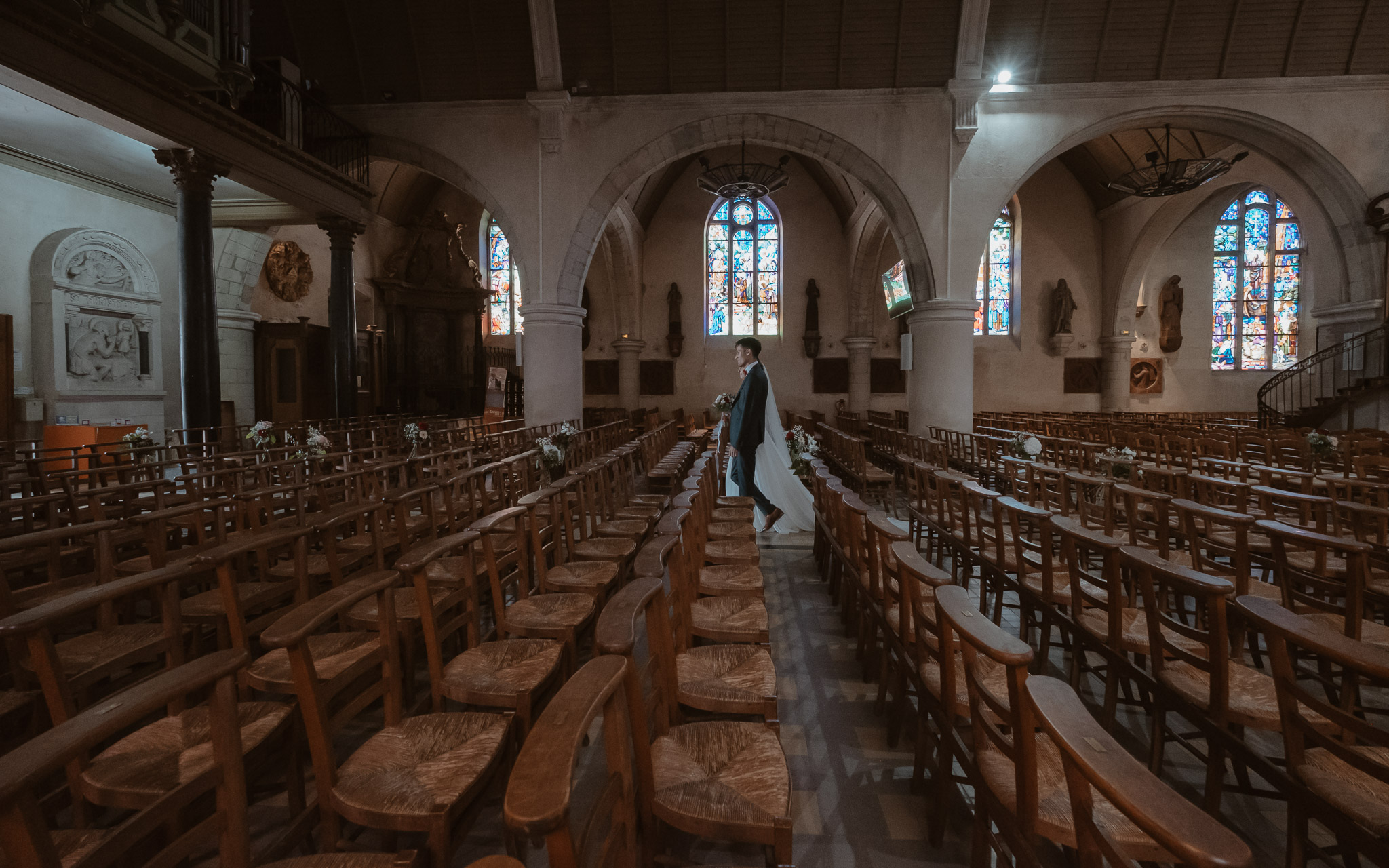 photographies d’un mariage multi-culturel à Freigné, entre Nantes, Angers et Ancenis.