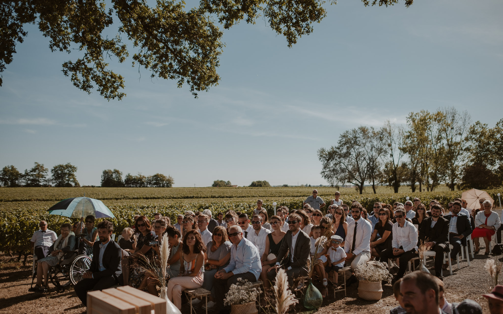 photographies d’un mariage boho-chic dans le vignoble à nantes