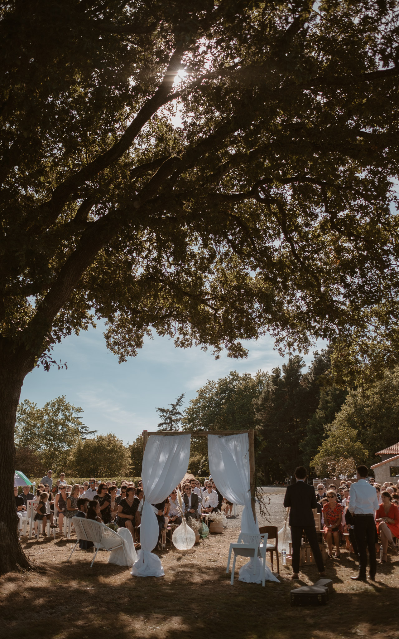 photographies d’un mariage boho-chic dans le vignoble à nantes