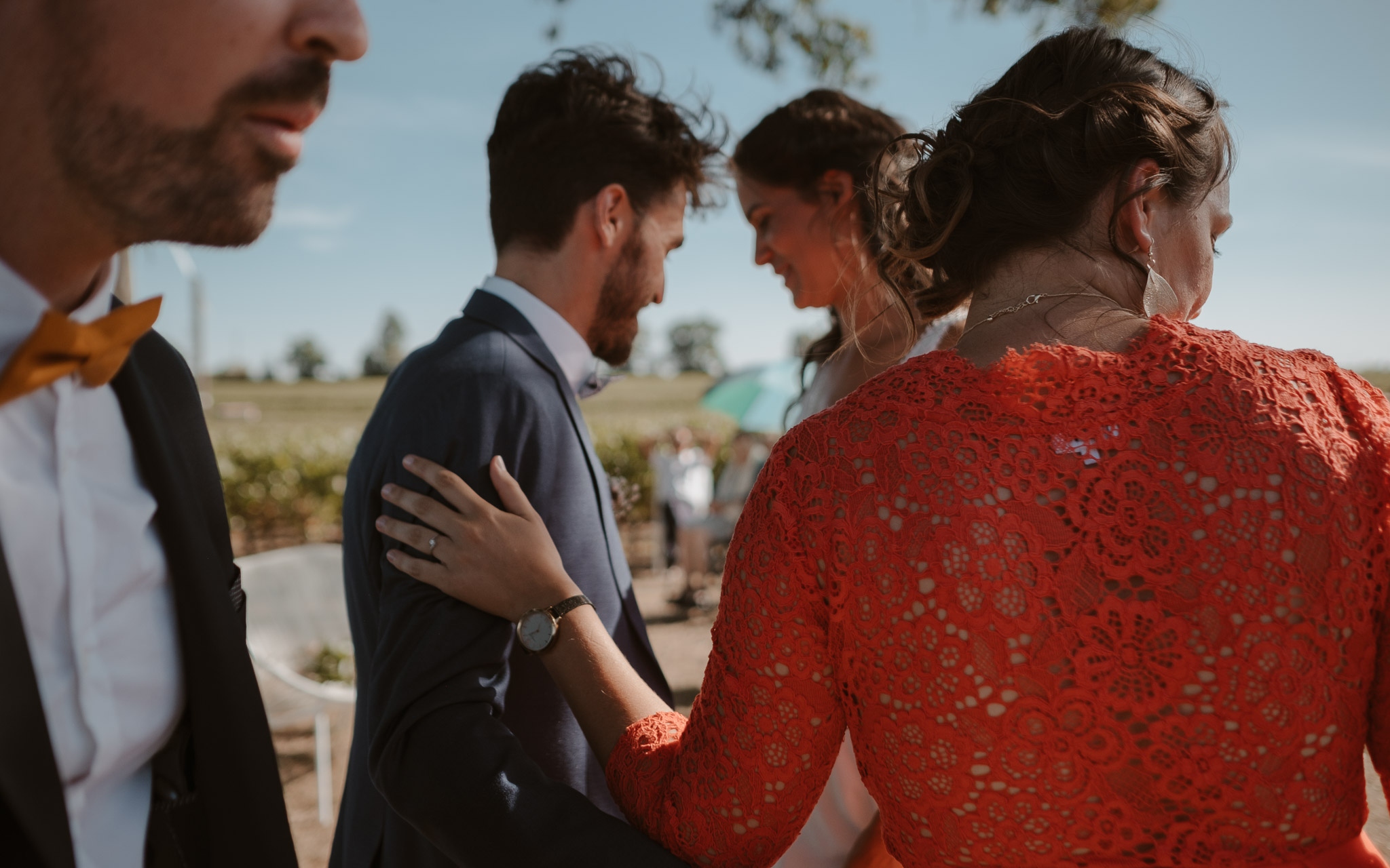 photographies d’un mariage boho-chic dans le vignoble à nantes