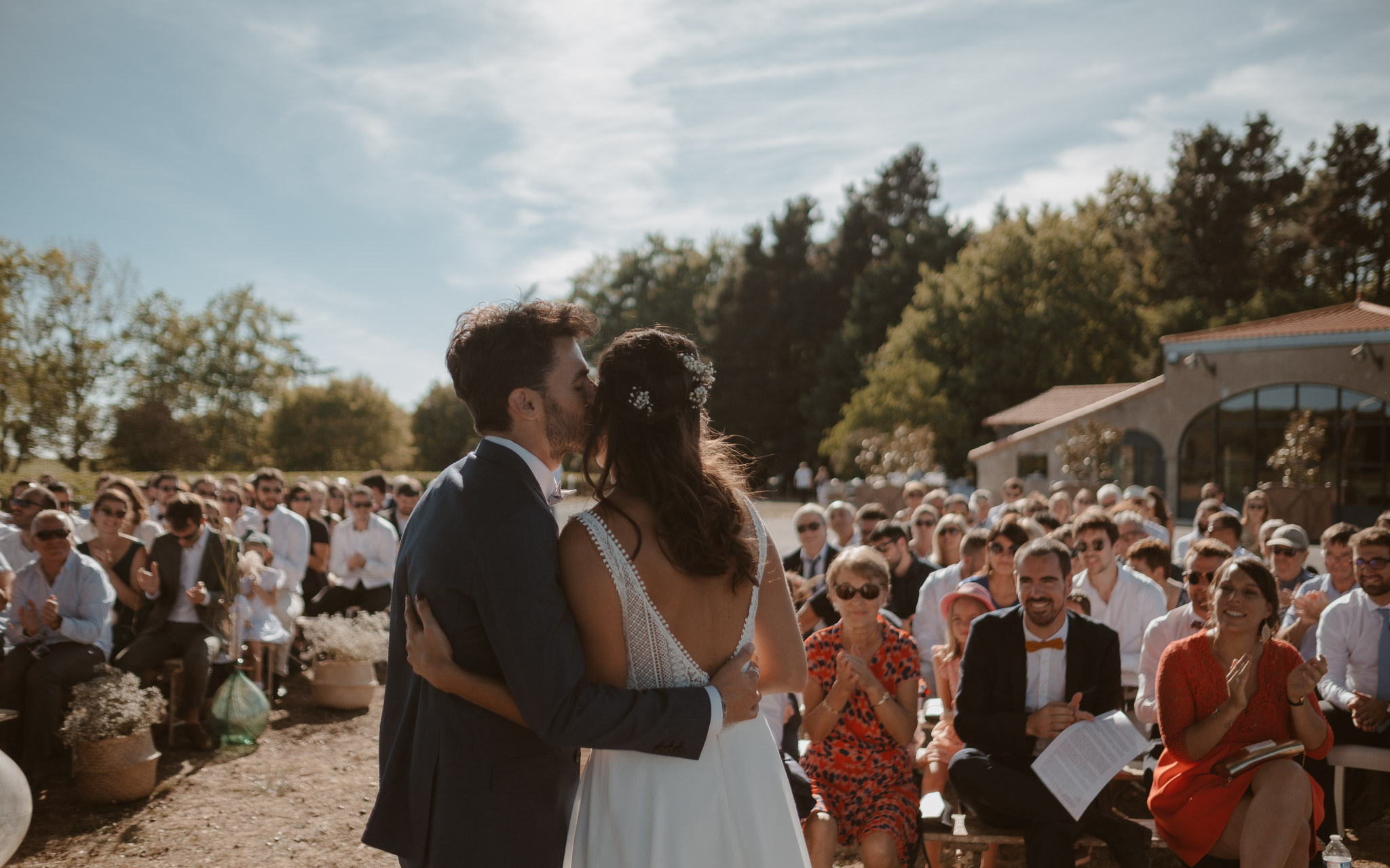 photographies d’un mariage boho-chic dans le vignoble à nantes