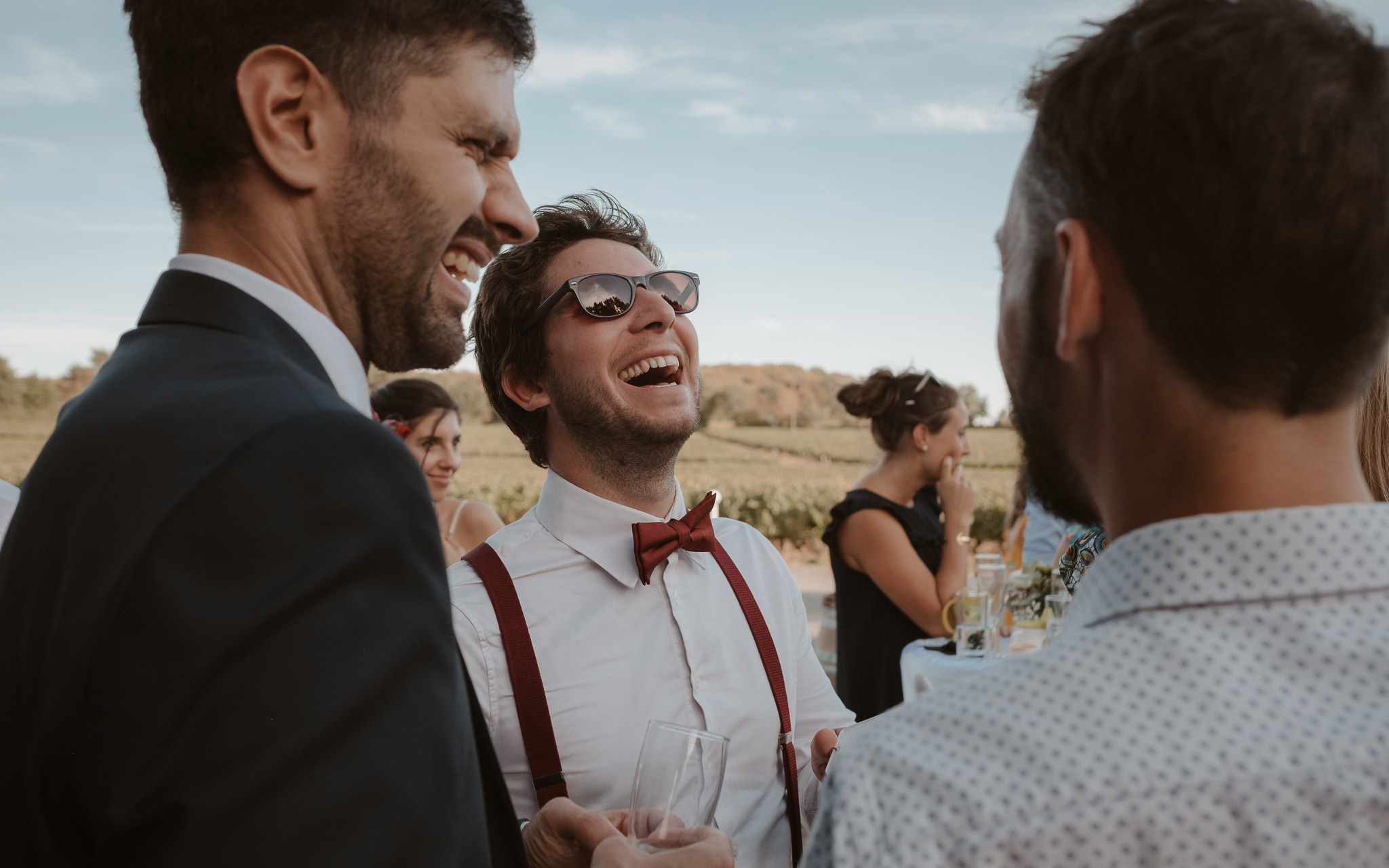 photographies d’un mariage boho-chic dans le vignoble à nantes