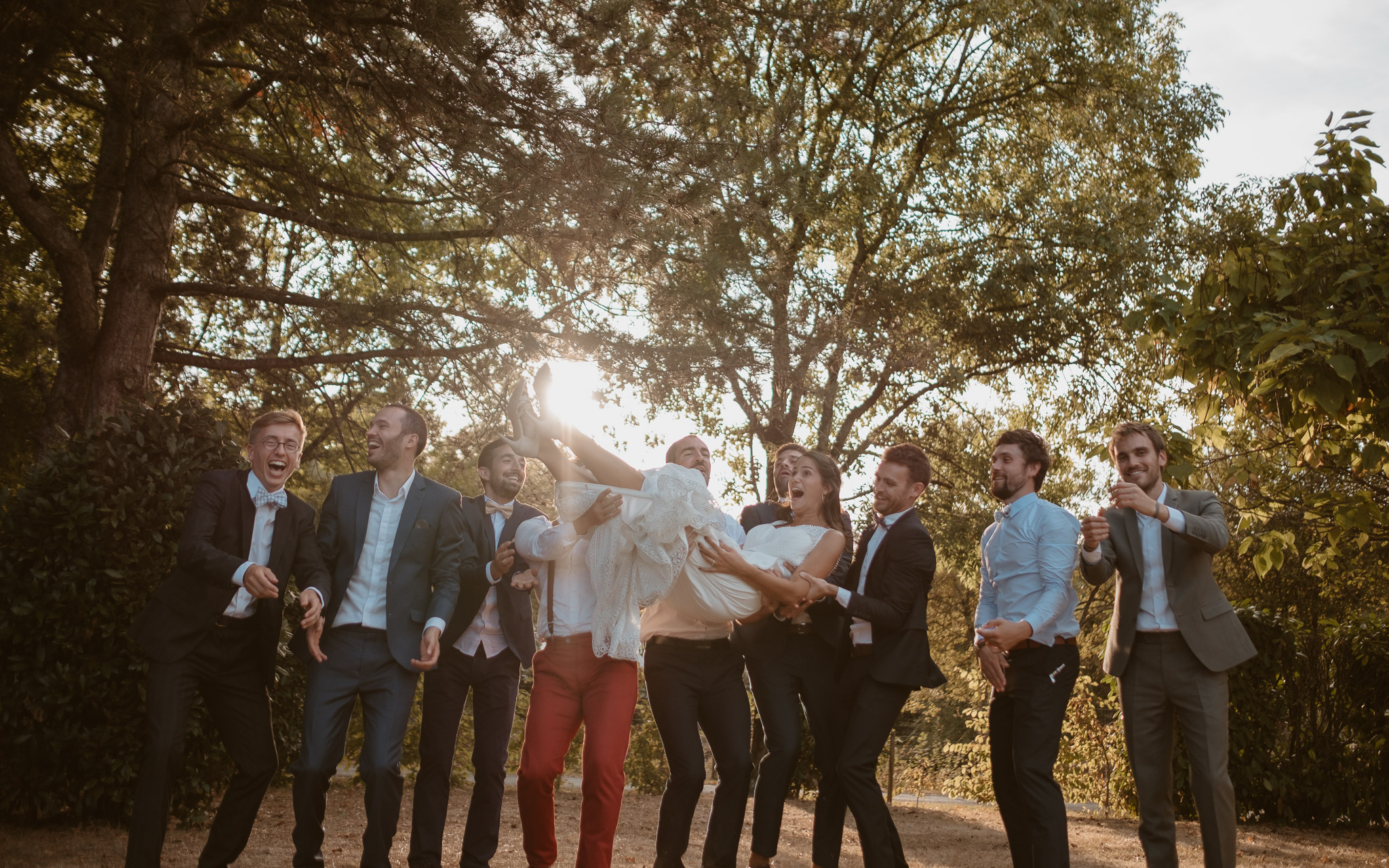 photographies d’un mariage boho-chic dans le vignoble à nantes