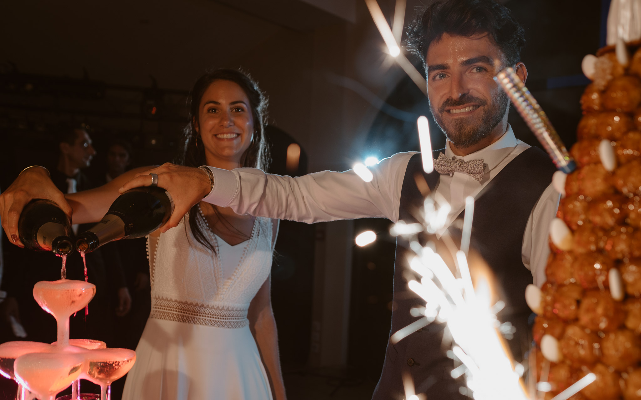 photographies d’un mariage boho-chic dans le vignoble à nantes