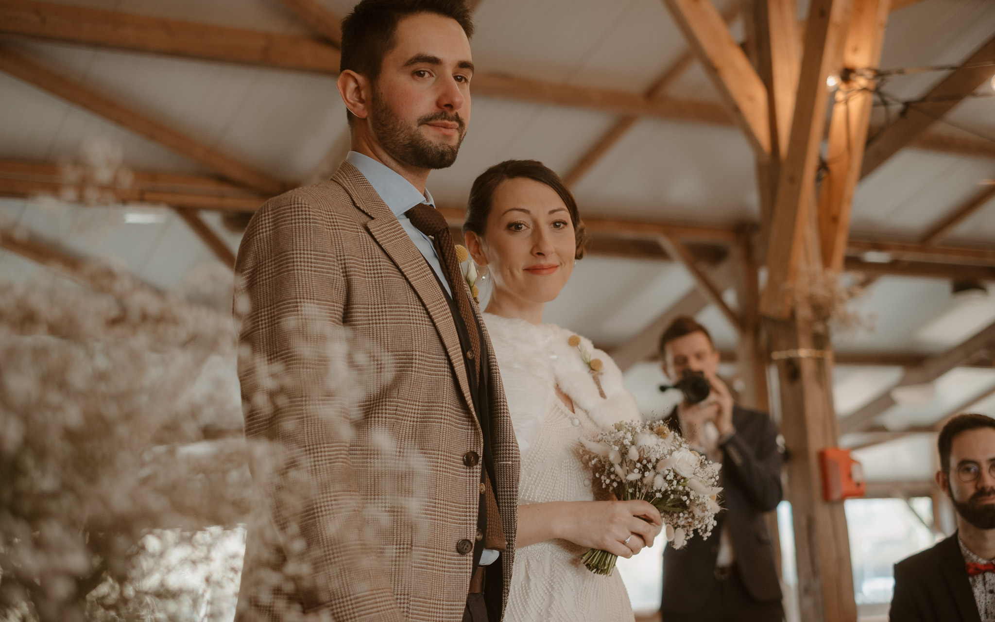 photographies d’un mariage d'hiver à Chauché, en Vendée