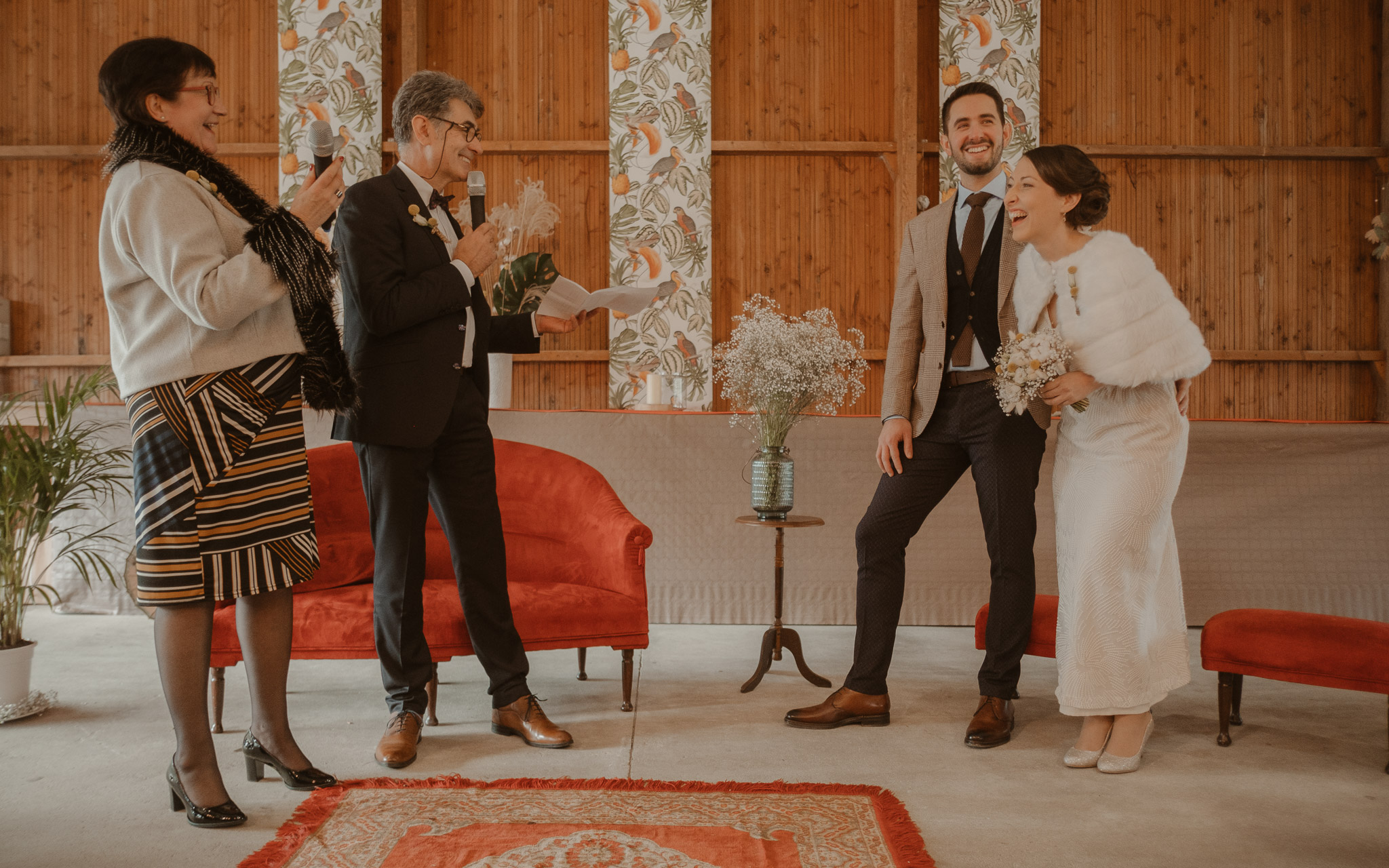 photographies d’un mariage d'hiver à Chauché, en Vendée