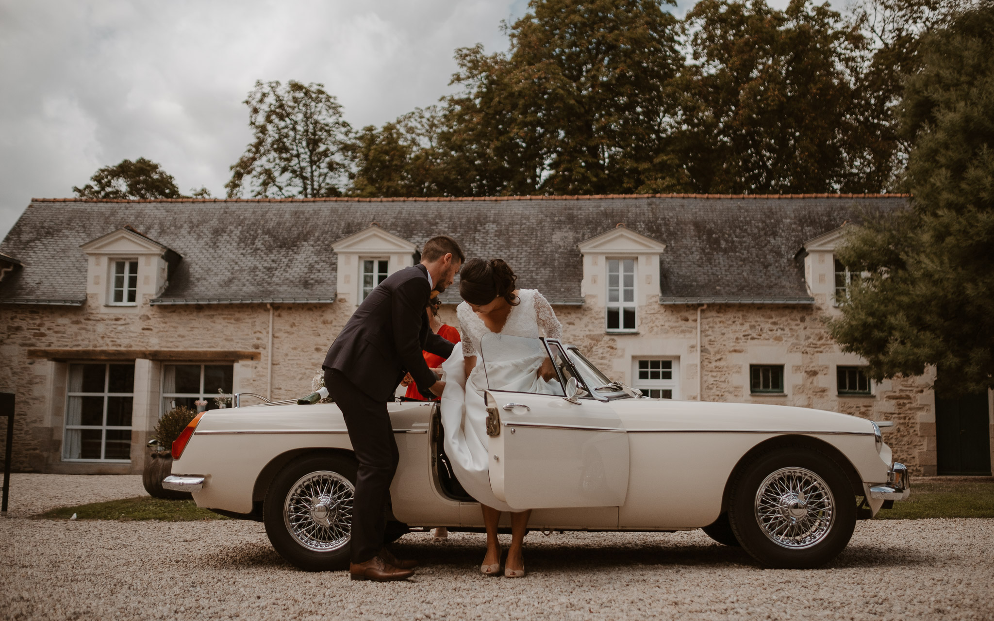 photographies d’un mariage chic à Héric, près de Nantes