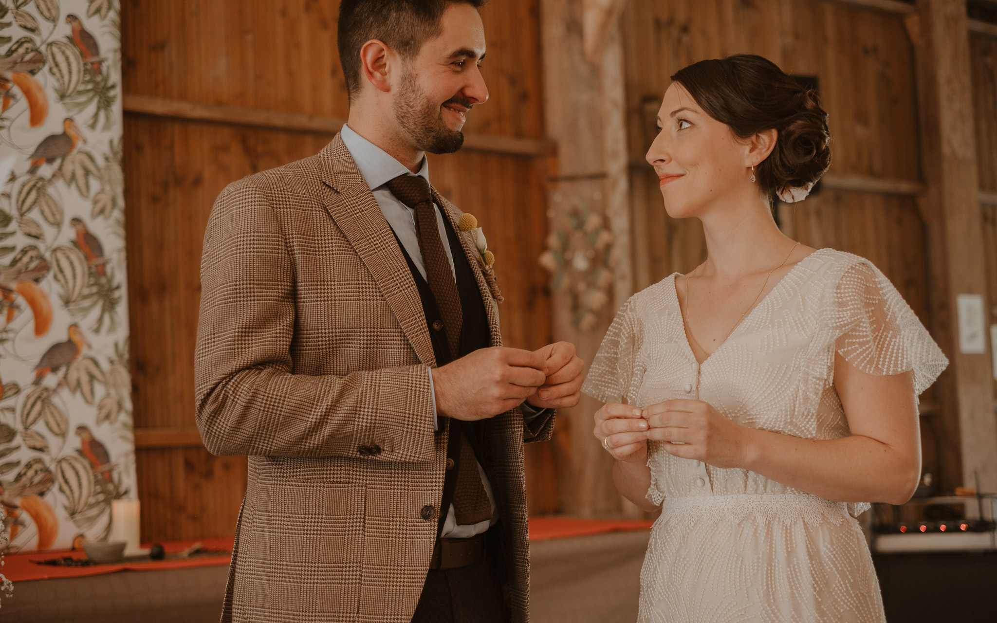 photographies d’un mariage d'hiver à Chauché, en Vendée