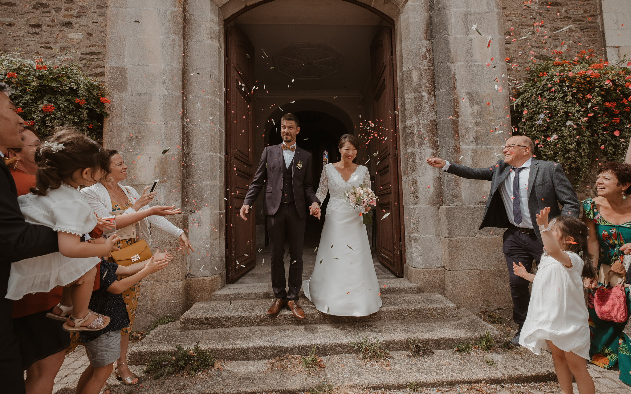 photographies d’un mariage chic à Héric, près de Nantes