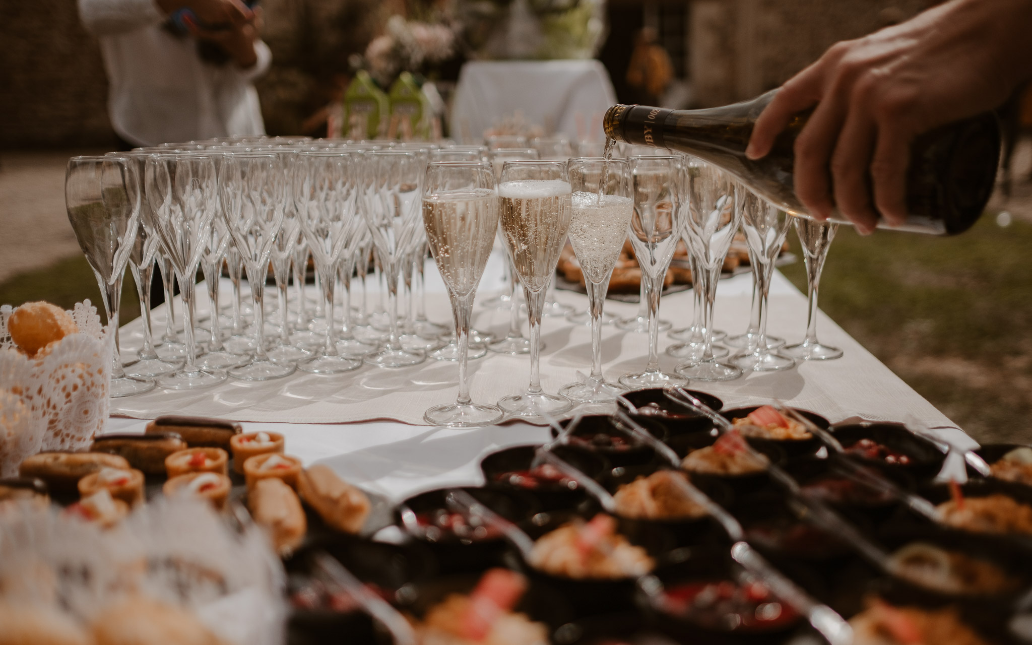 photographies d’un mariage chic à Héric, près de Nantes