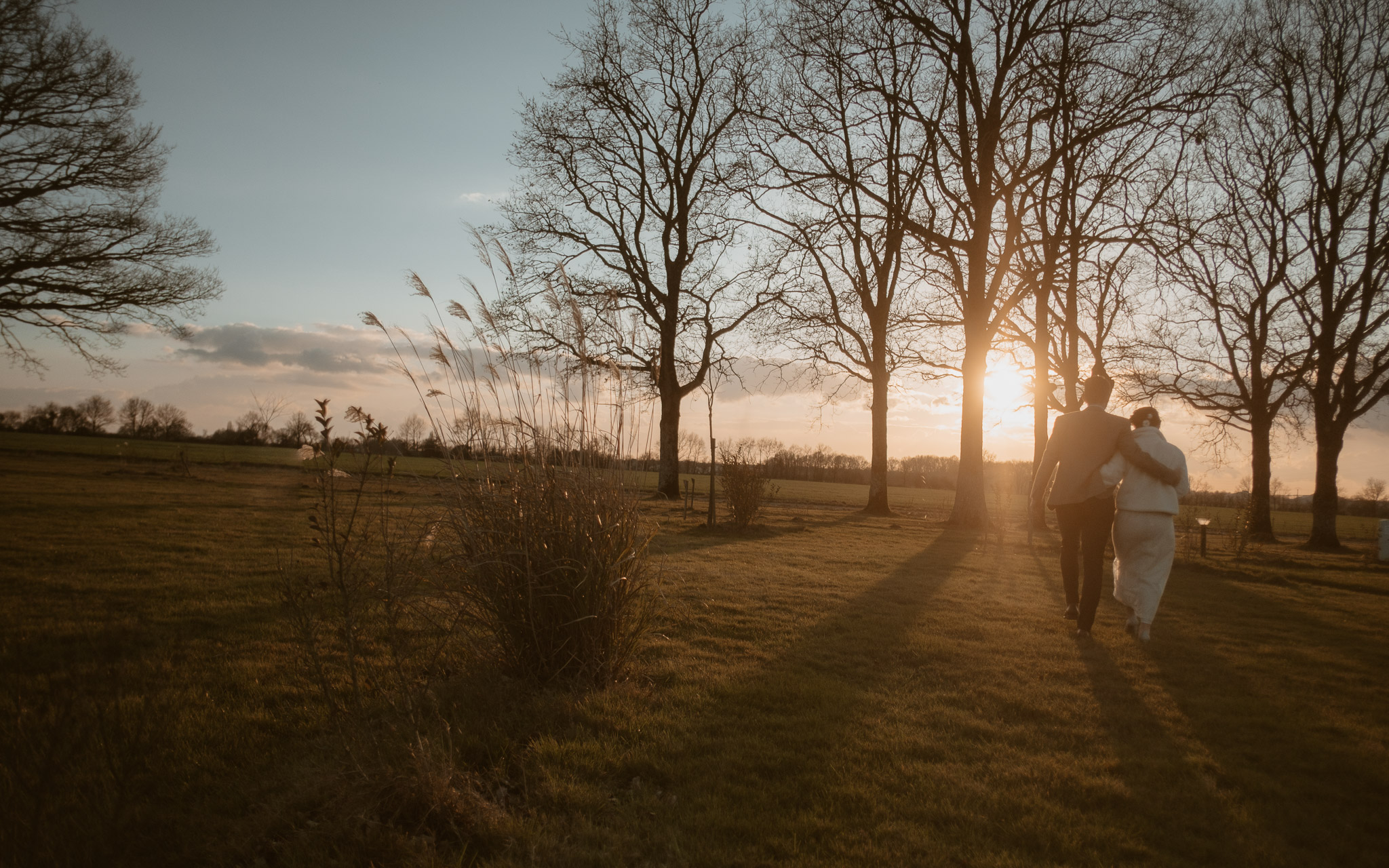 photographies d’un mariage d'hiver à Chauché, en Vendée