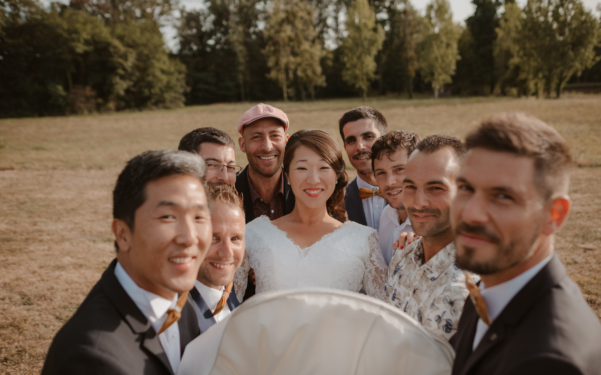 photographies d’un mariage chic à Héric, près de Nantes