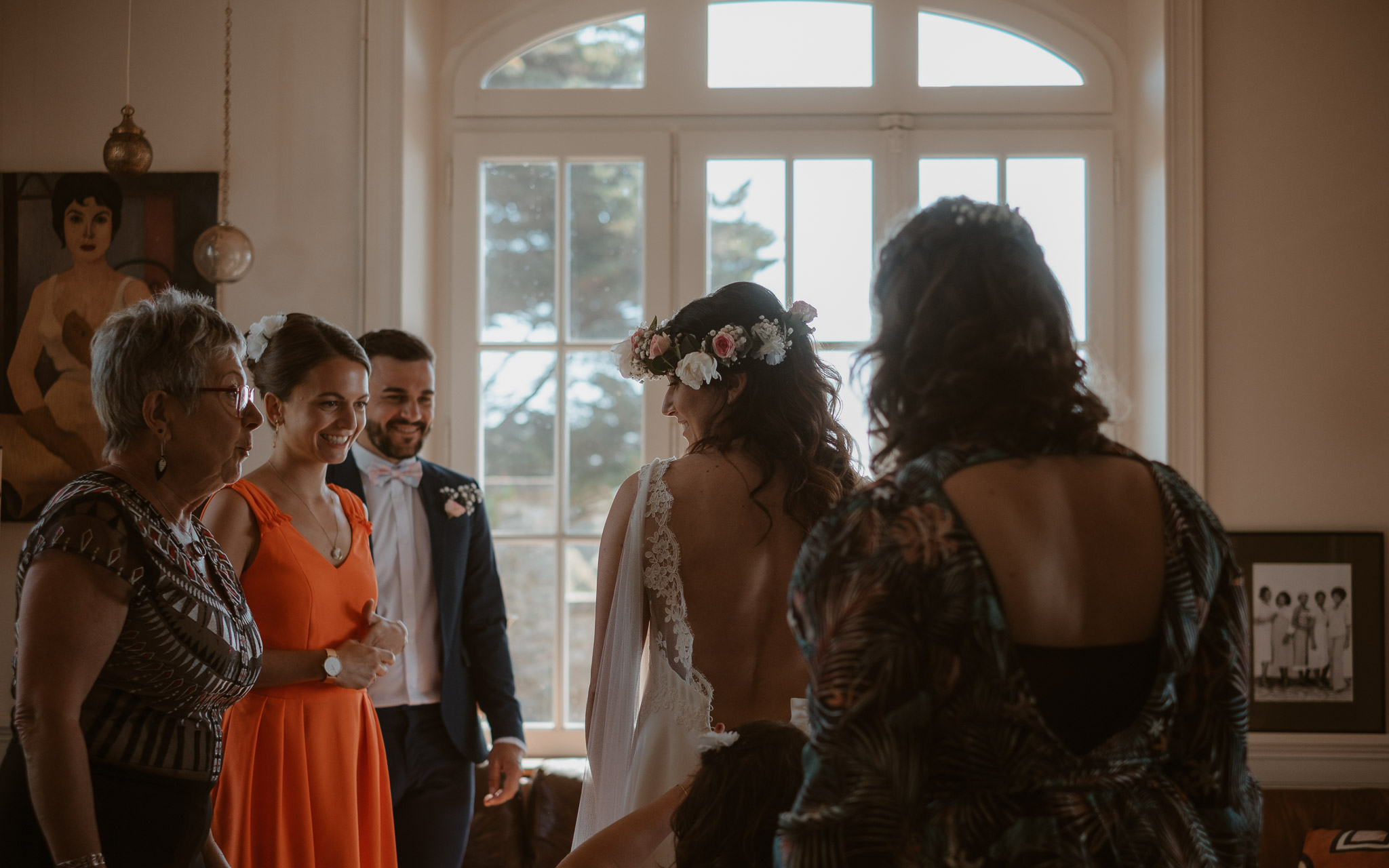 photographies d’un mariage tropical au Château de Saint-Marc à Saint Nazaire