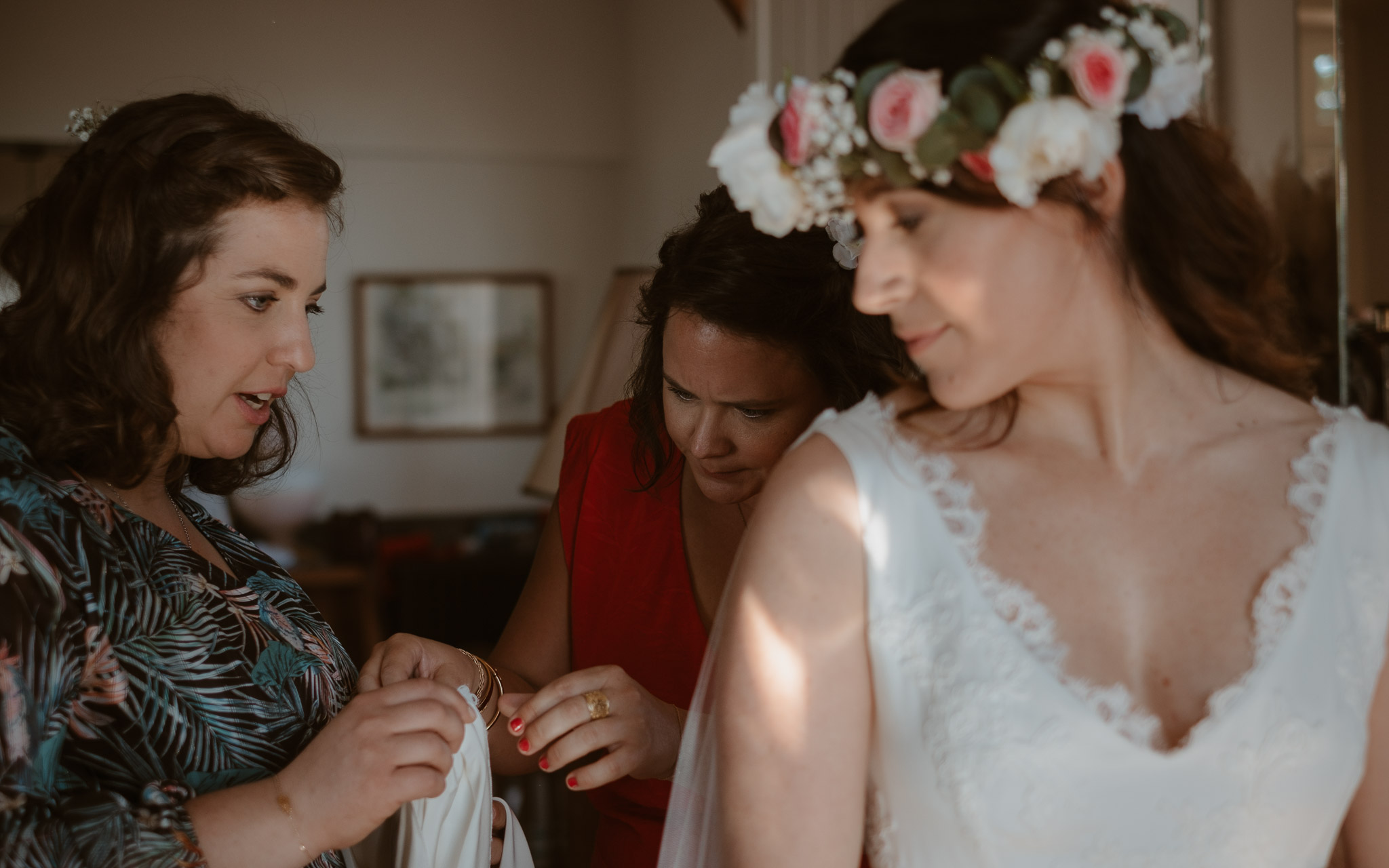 photographies d’un mariage tropical au Château de Saint-Marc à Saint Nazaire