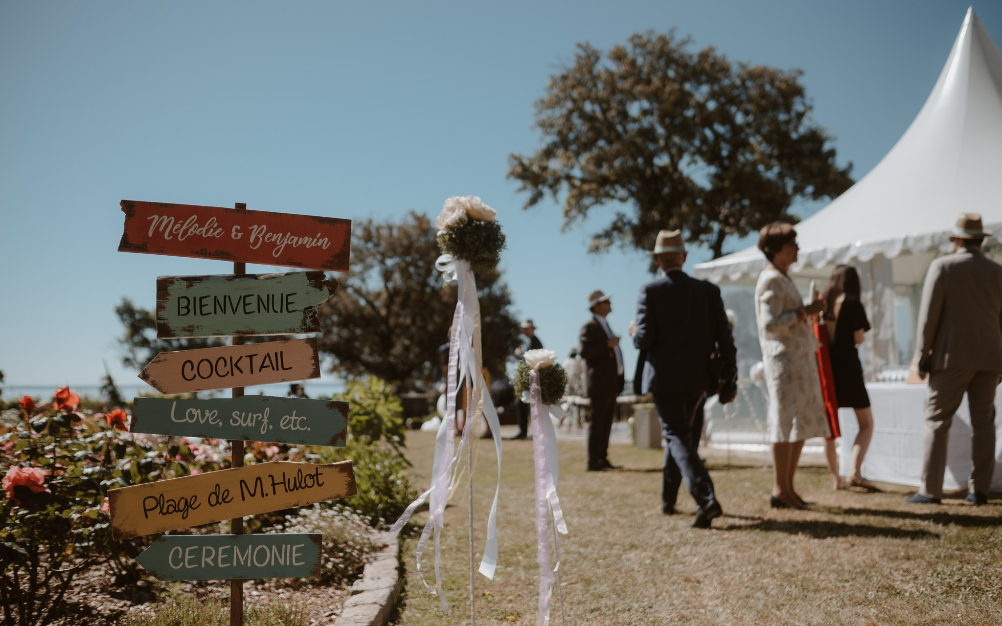 photographies d’un mariage tropical au Château de Saint-Marc à Saint Nazaire