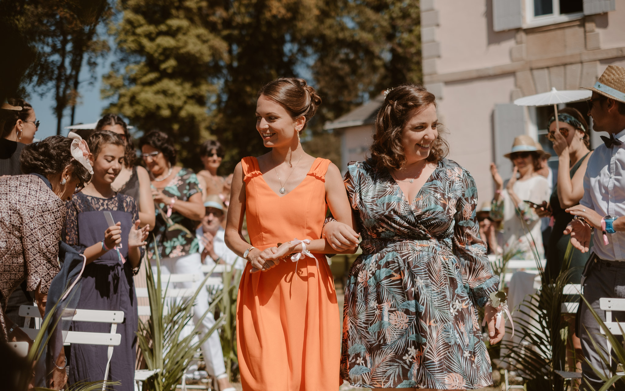 photographies d’un mariage tropical au Château de Saint-Marc à Saint Nazaire