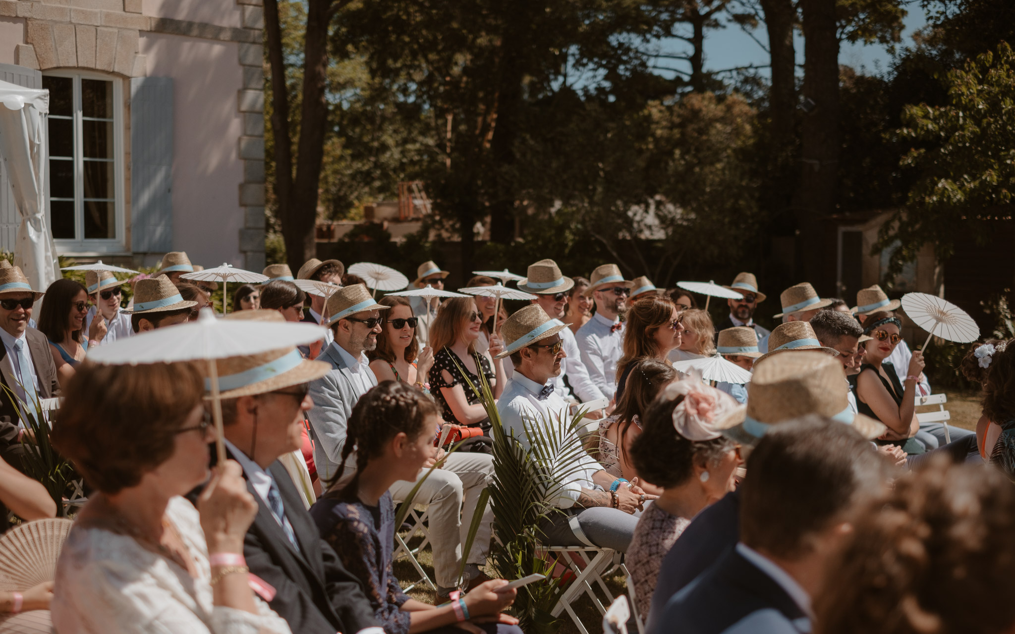 photographies d’un mariage tropical au Château de Saint-Marc à Saint Nazaire