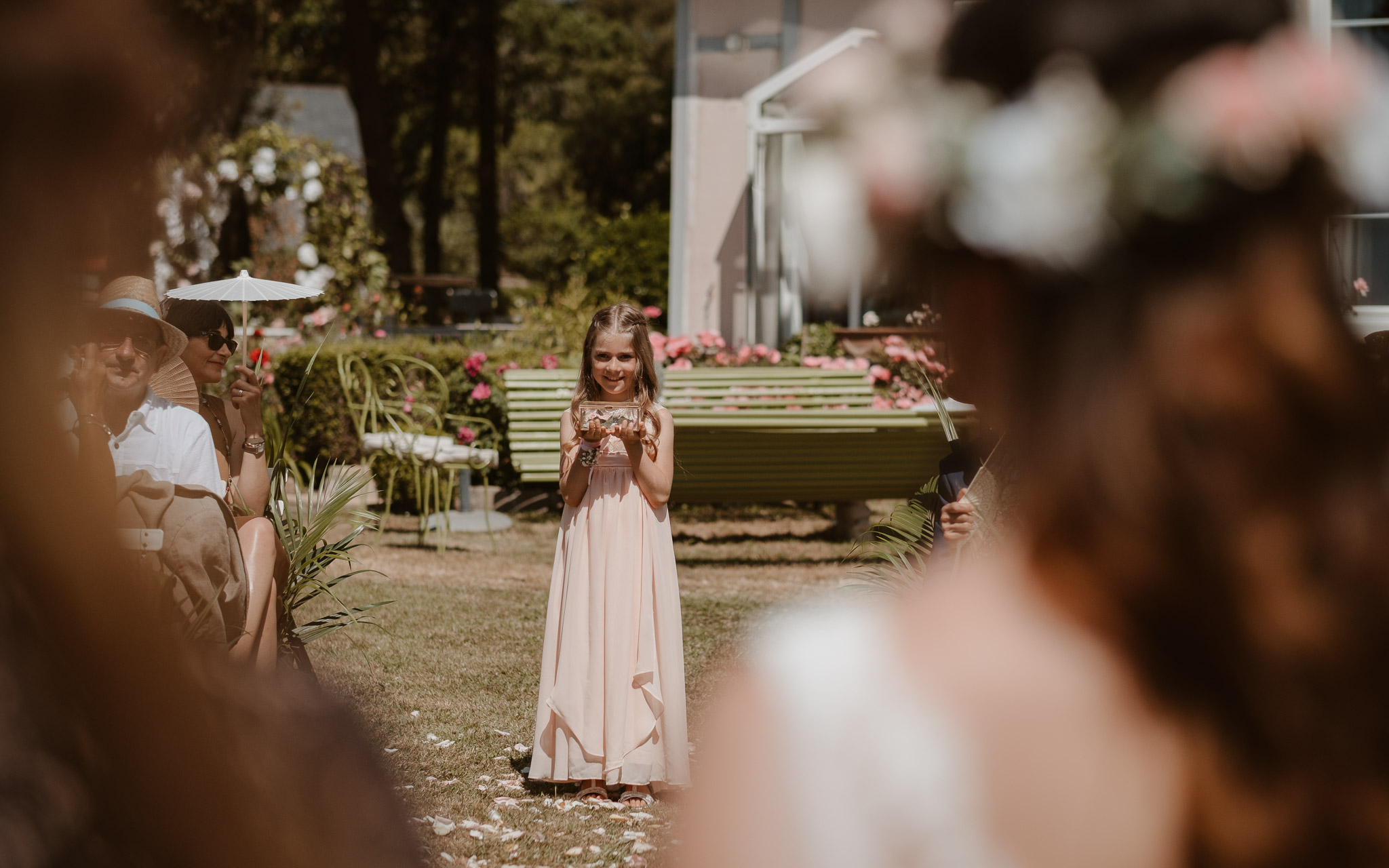 photographies d’un mariage tropical au Château de Saint-Marc à Saint Nazaire