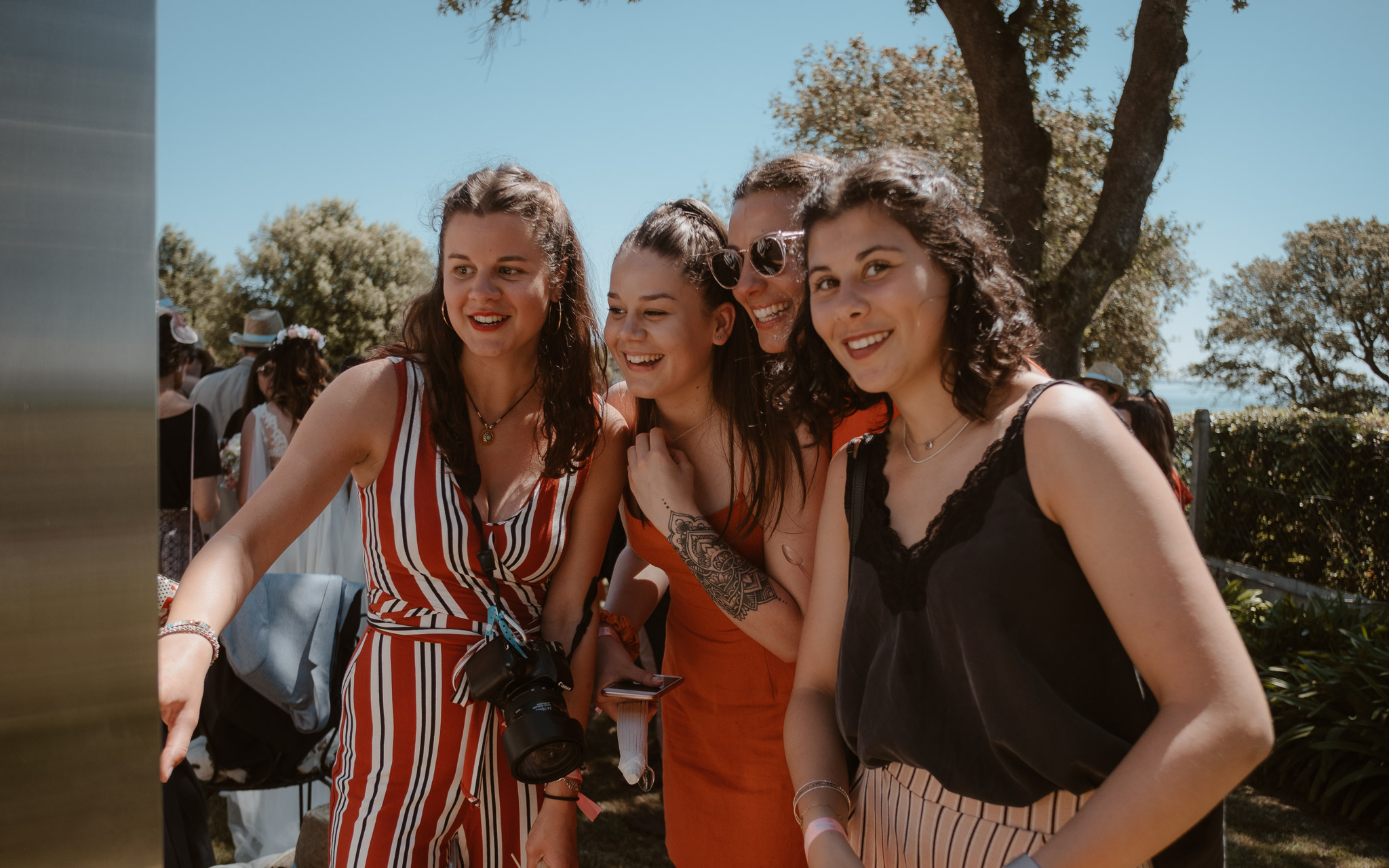 photographies d’un mariage tropical au Château de Saint-Marc à Saint Nazaire