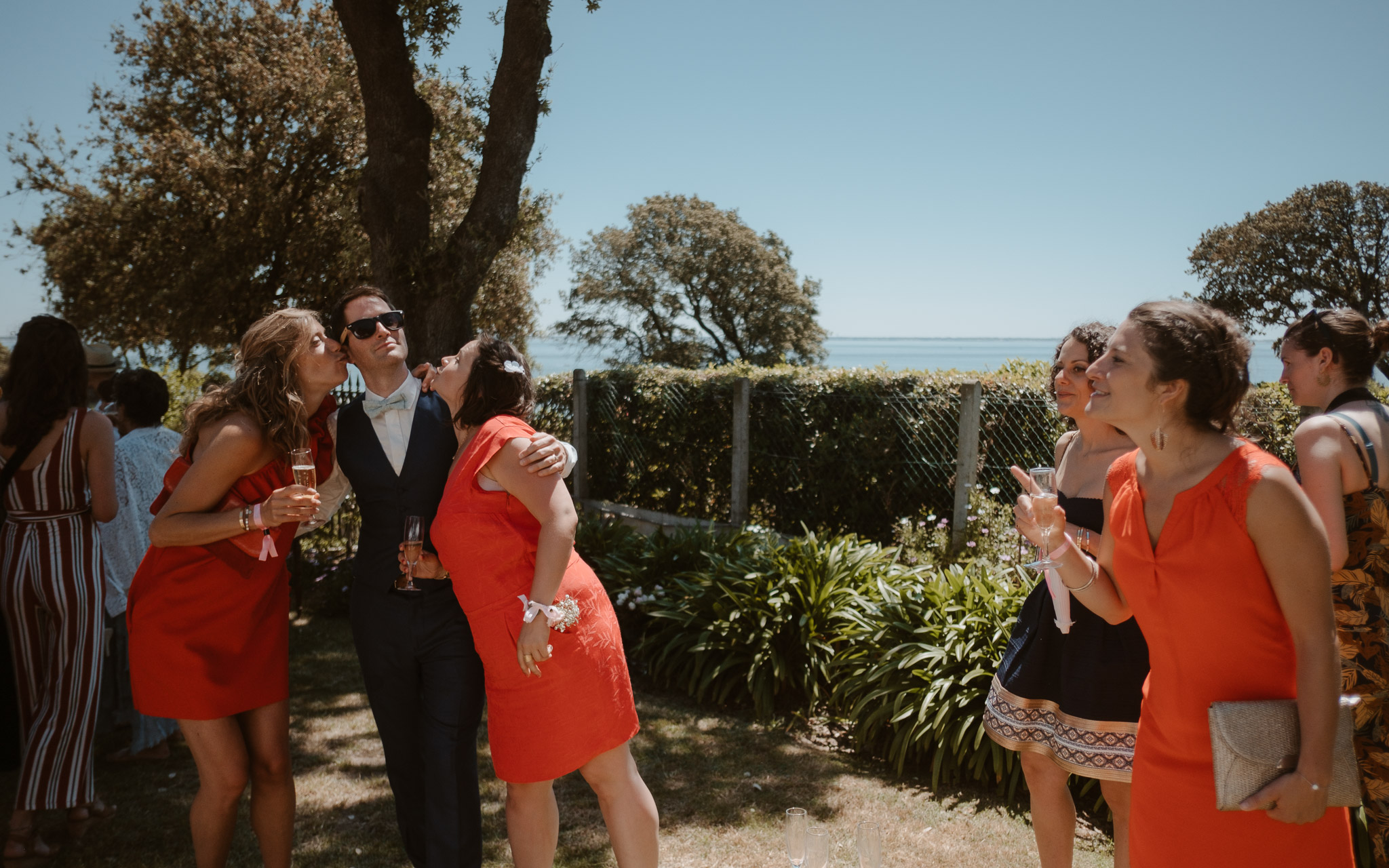 photographies d’un mariage tropical au Château de Saint-Marc à Saint Nazaire