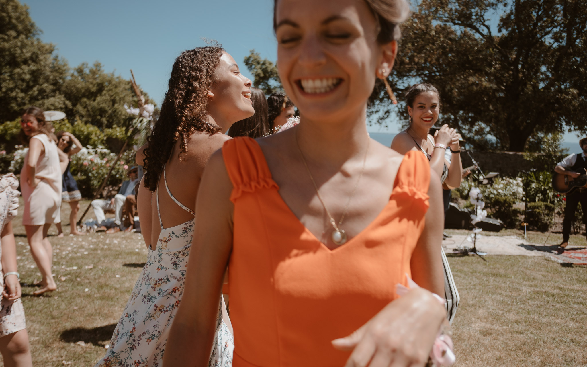 photographies d’un mariage tropical au Château de Saint-Marc à Saint Nazaire