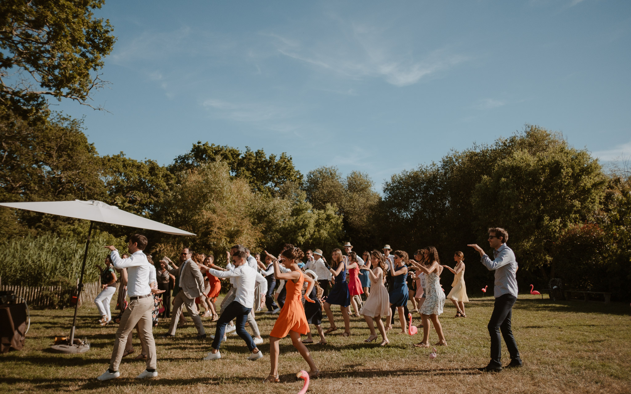 photographies d’un mariage tropical au Château de Saint-Marc à Saint Nazaire