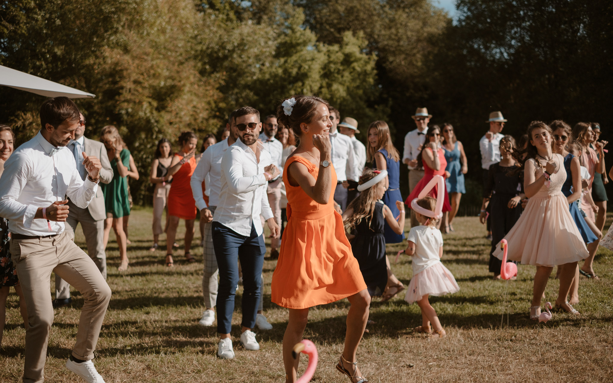 photographies d’un mariage tropical au Château de Saint-Marc à Saint Nazaire