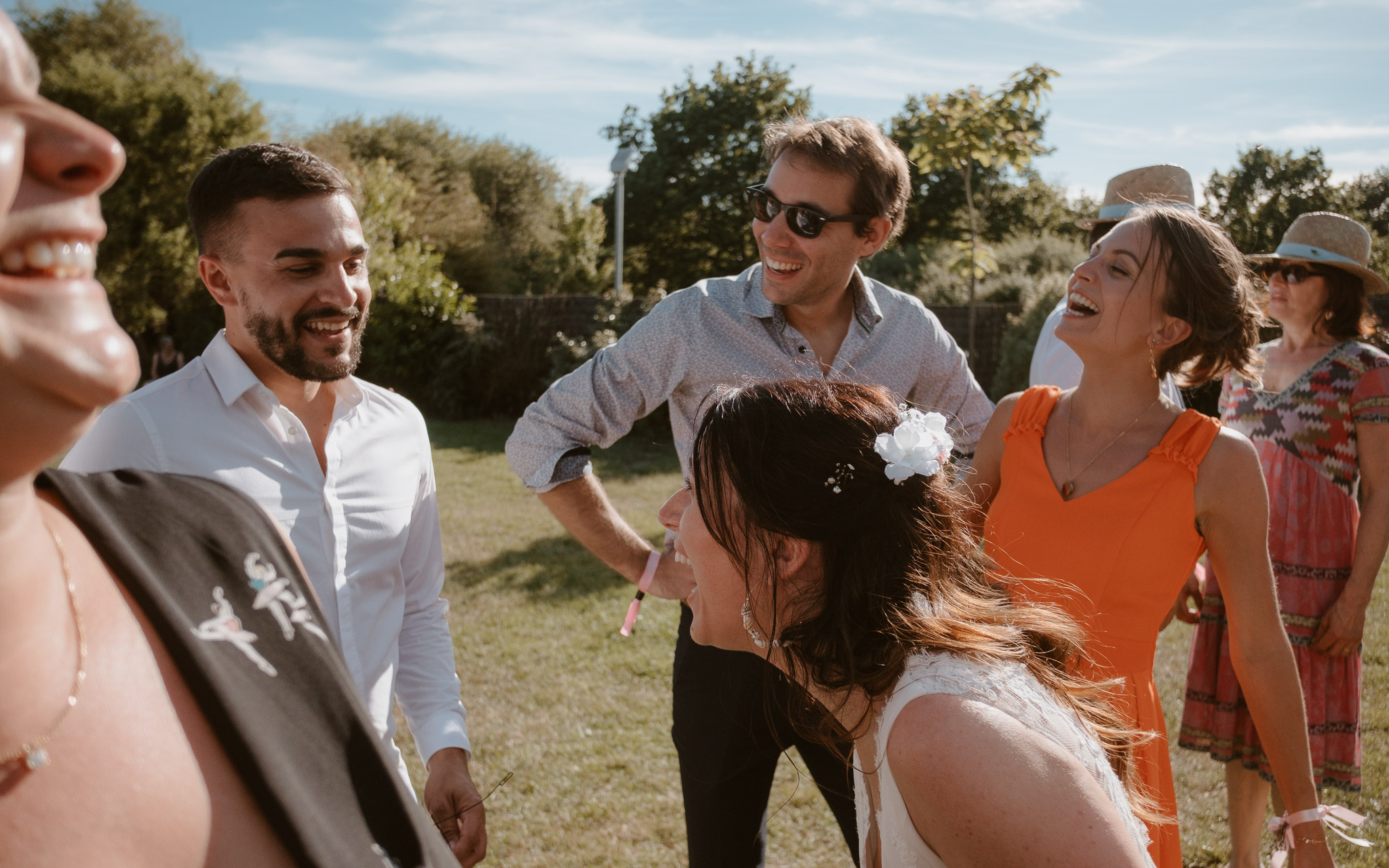 photographies d’un mariage tropical au Château de Saint-Marc à Saint Nazaire