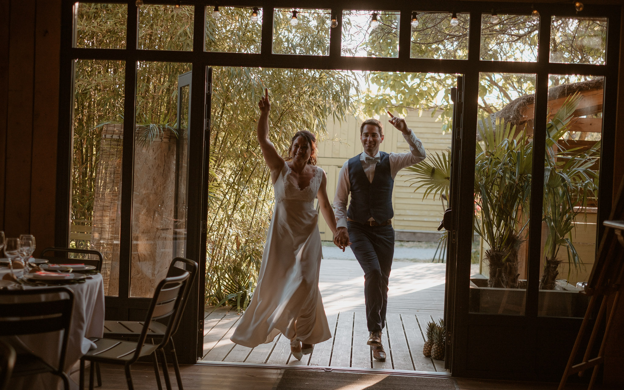 photographies d’un mariage tropical au Château de Saint-Marc à Saint Nazaire