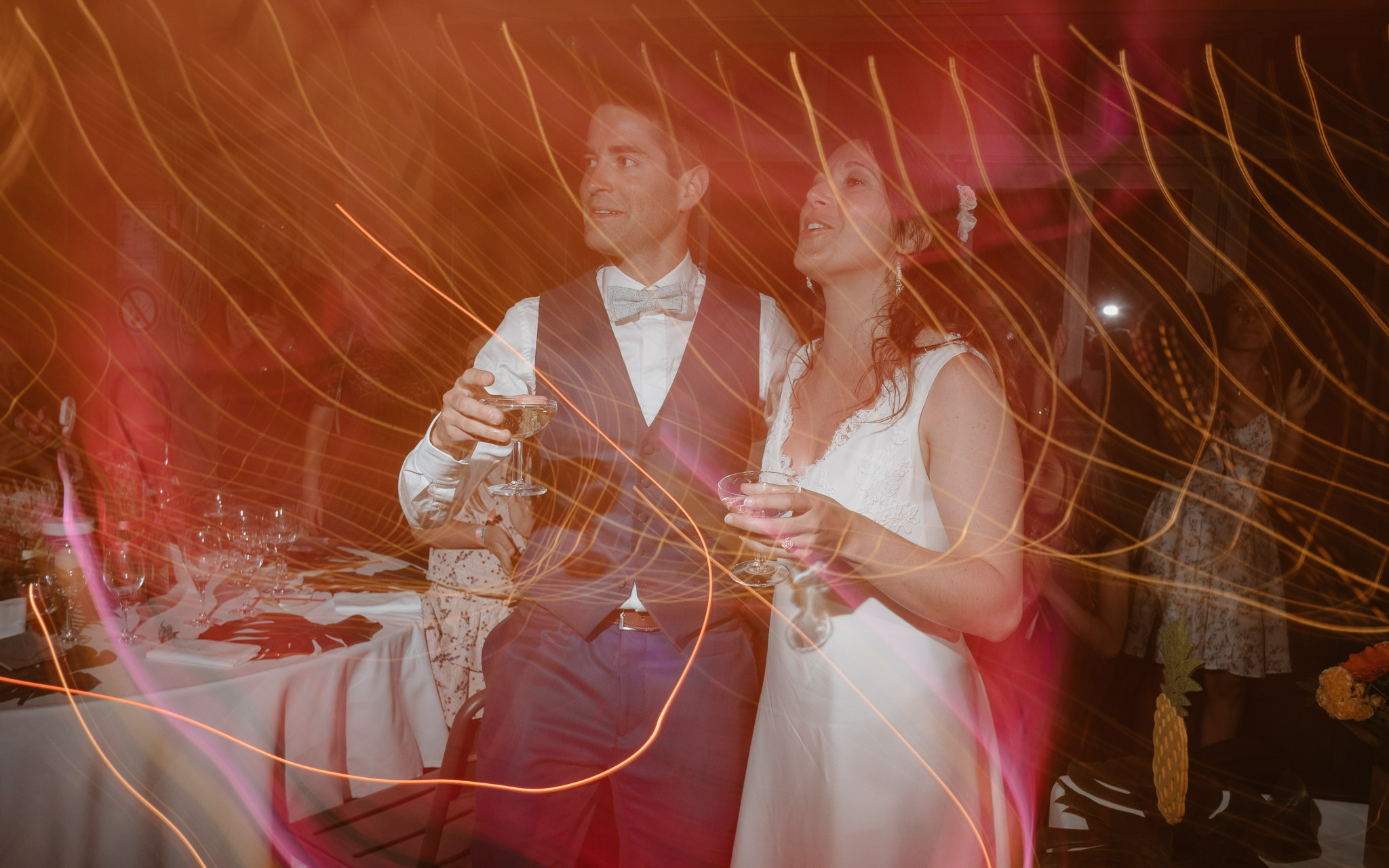 photographies d’un mariage tropical au Château de Saint-Marc à Saint Nazaire