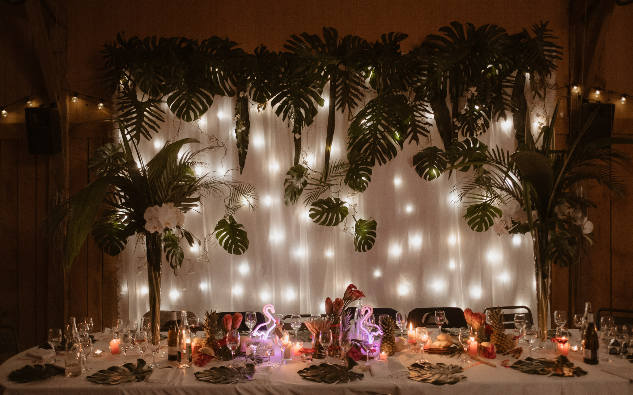 photographies d’un mariage tropical au Château de Saint-Marc à Saint Nazaire