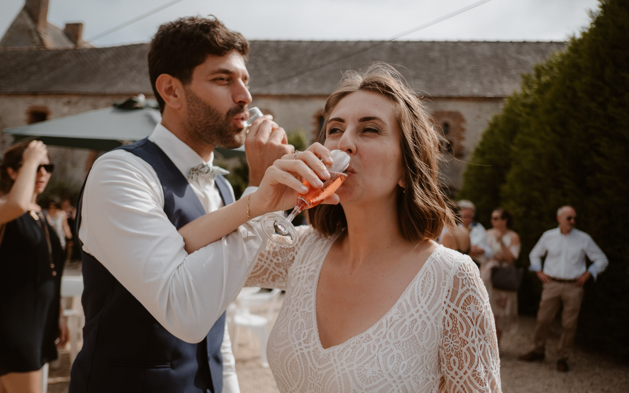 photographies d’un mariage chic à Basse-Goulaine et au Château de la Sénaigerie à Bouaye