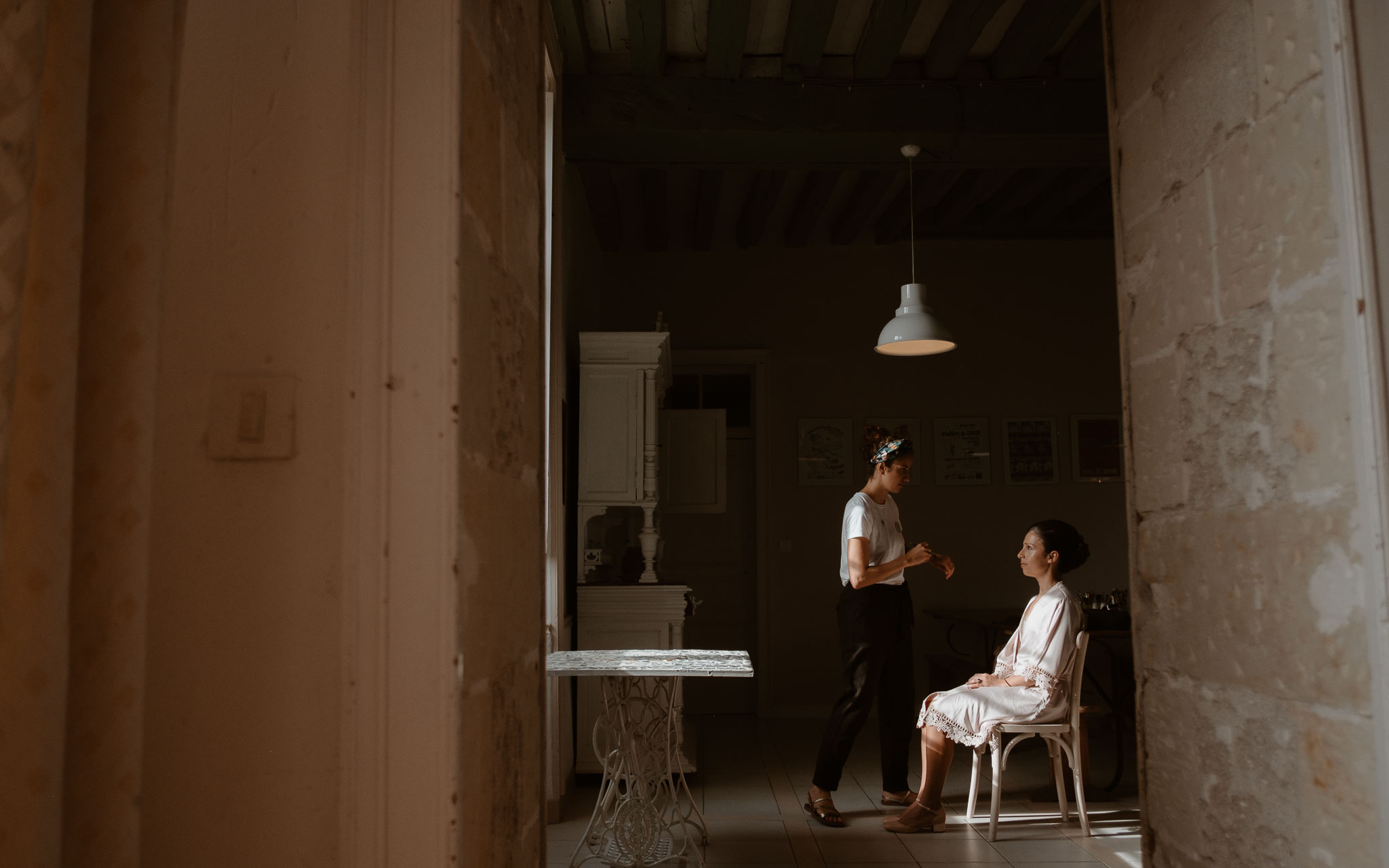 photographies d’un mariage bohème chic au Château de la Rousselière à Frossay