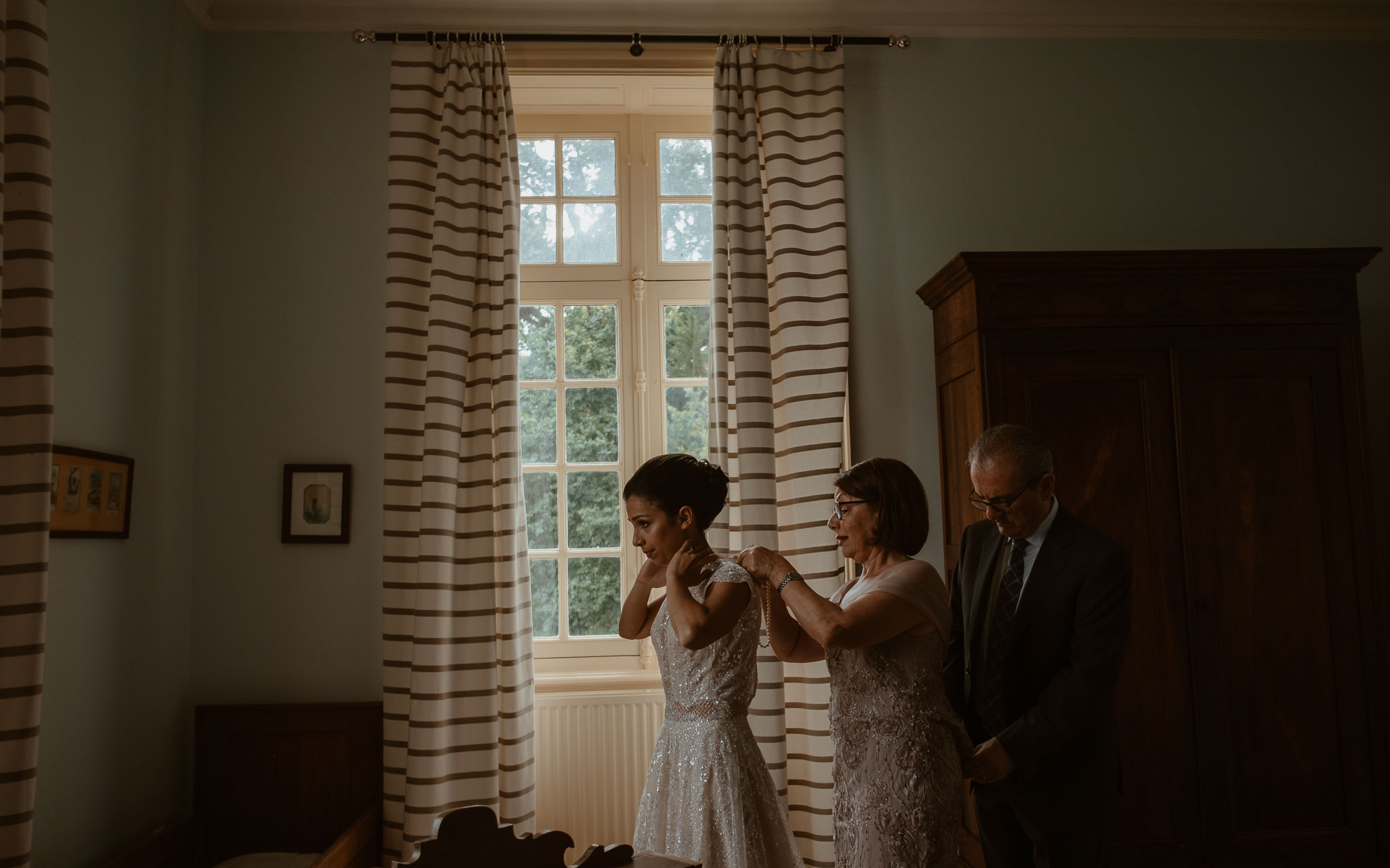 photographies d’un mariage bohème chic au Château de la Rousselière à Frossay