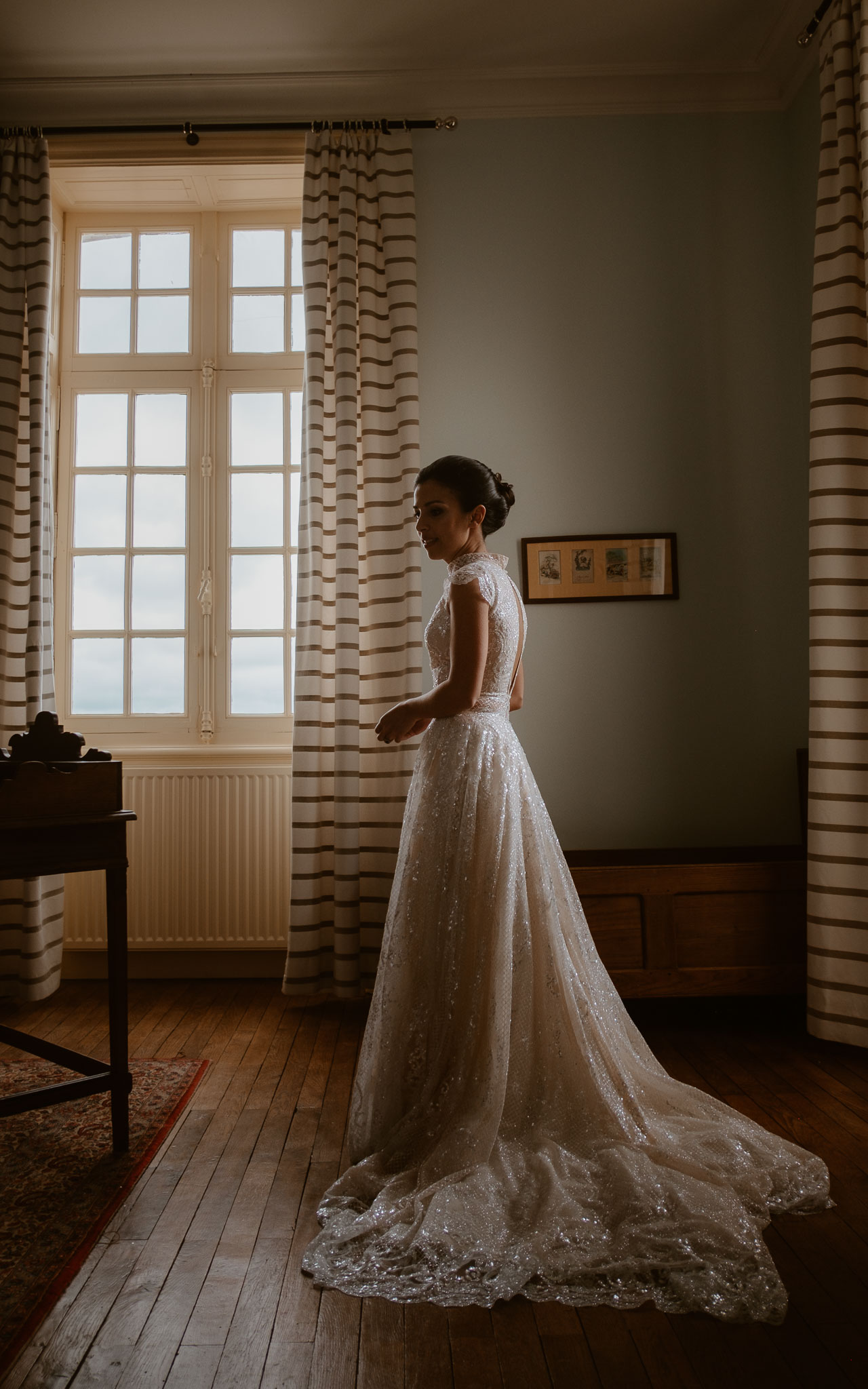 photographies d’un mariage bohème chic au Château de la Rousselière à Frossay