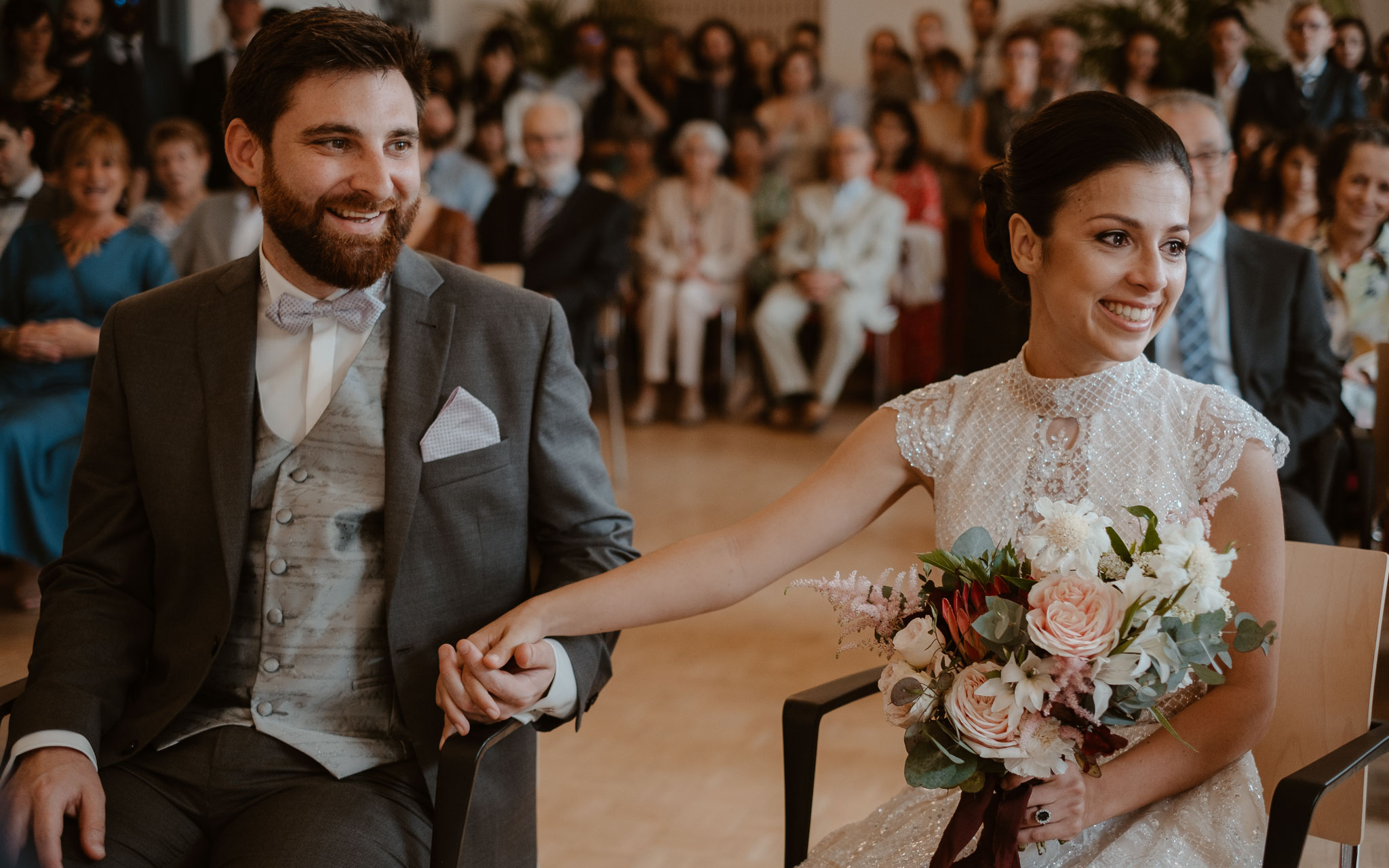 photographies d’un mariage bohème chic au Château de la Rousselière à Frossay