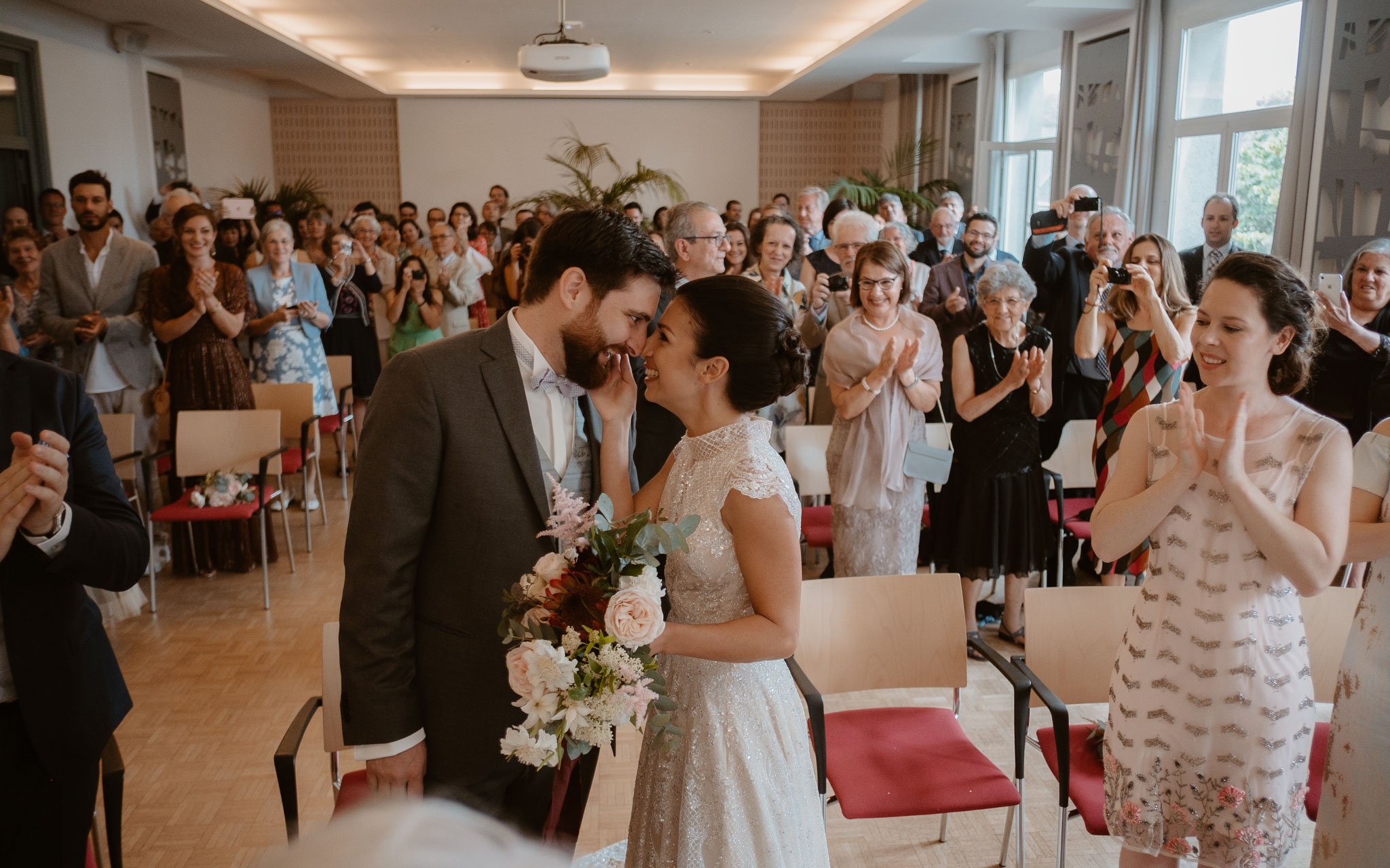 photographies d’un mariage bohème chic au Château de la Rousselière à Frossay