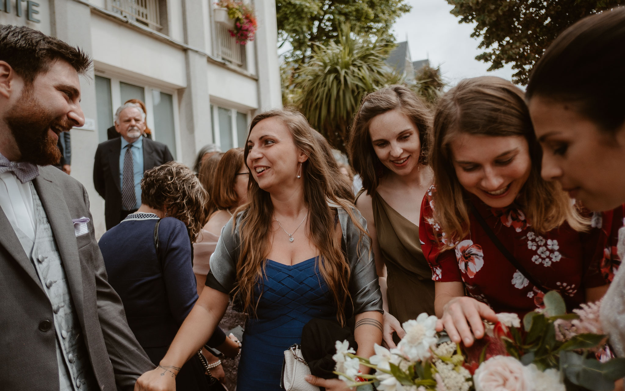 photographies d’un mariage bohème chic au Château de la Rousselière à Frossay