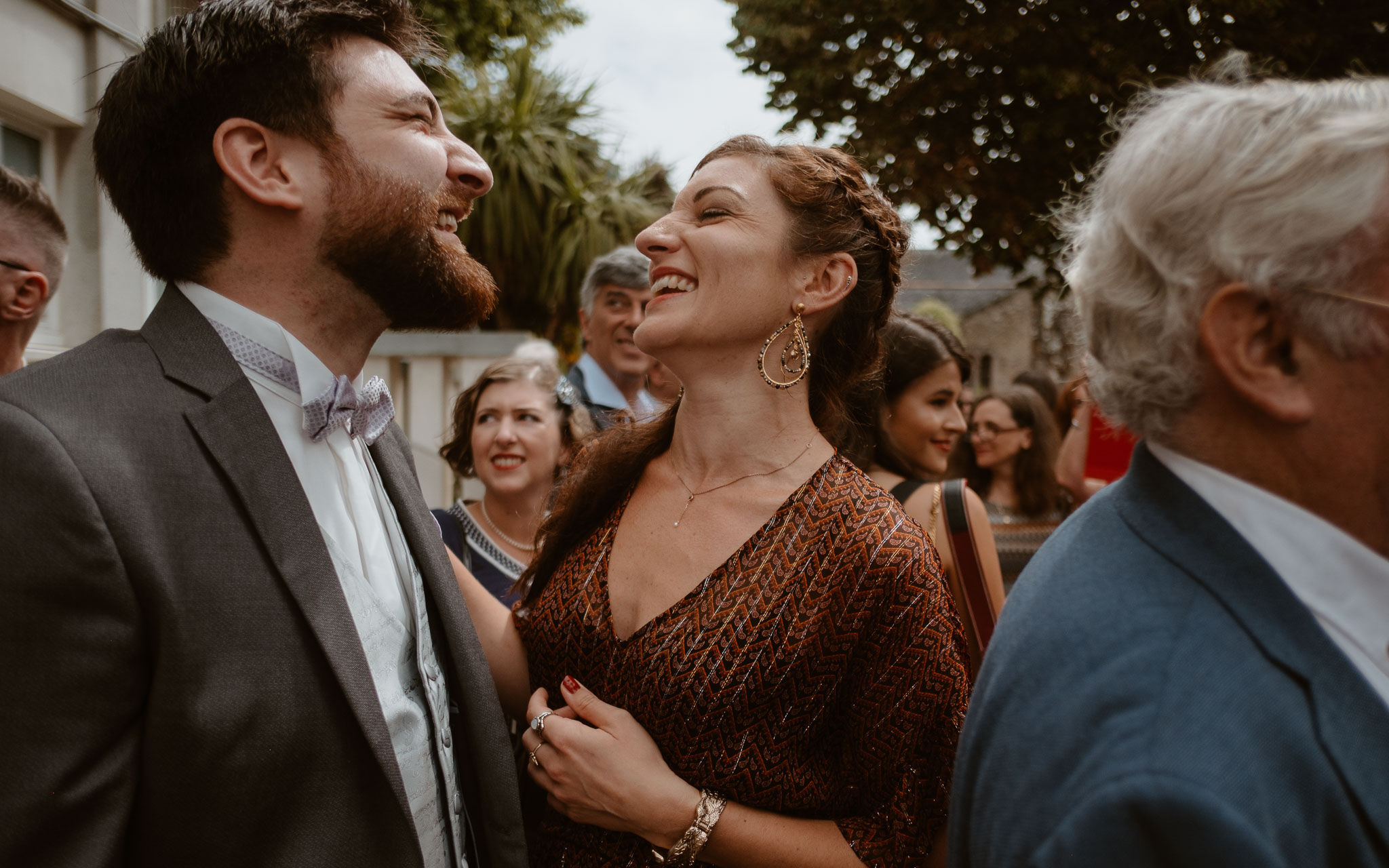 photographies d’un mariage bohème chic au Château de la Rousselière à Frossay