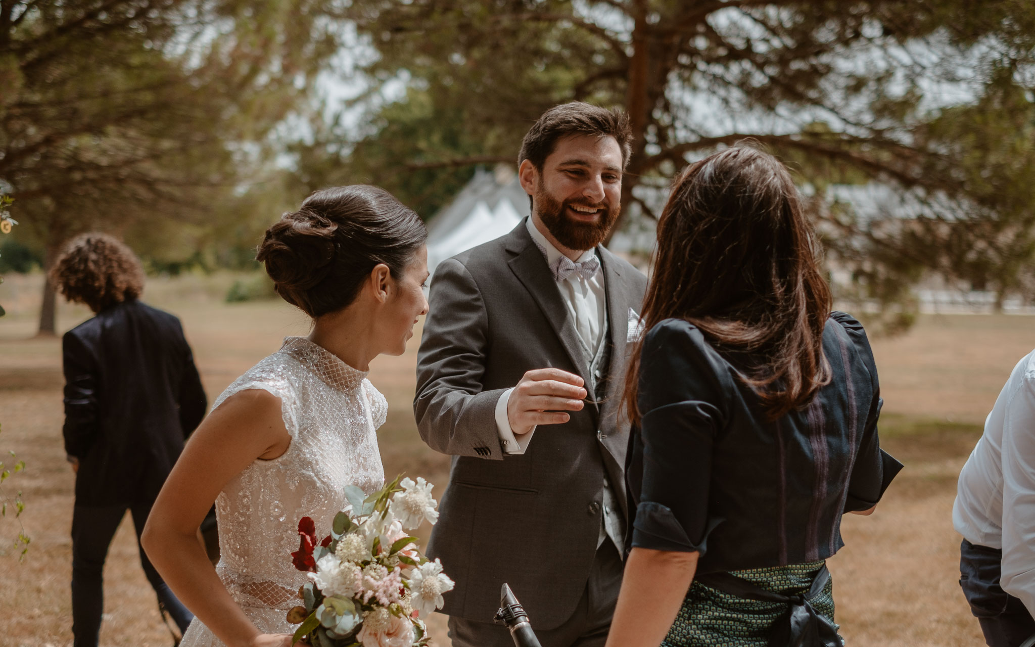 photographies d’un mariage bohème chic au Château de la Rousselière à Frossay