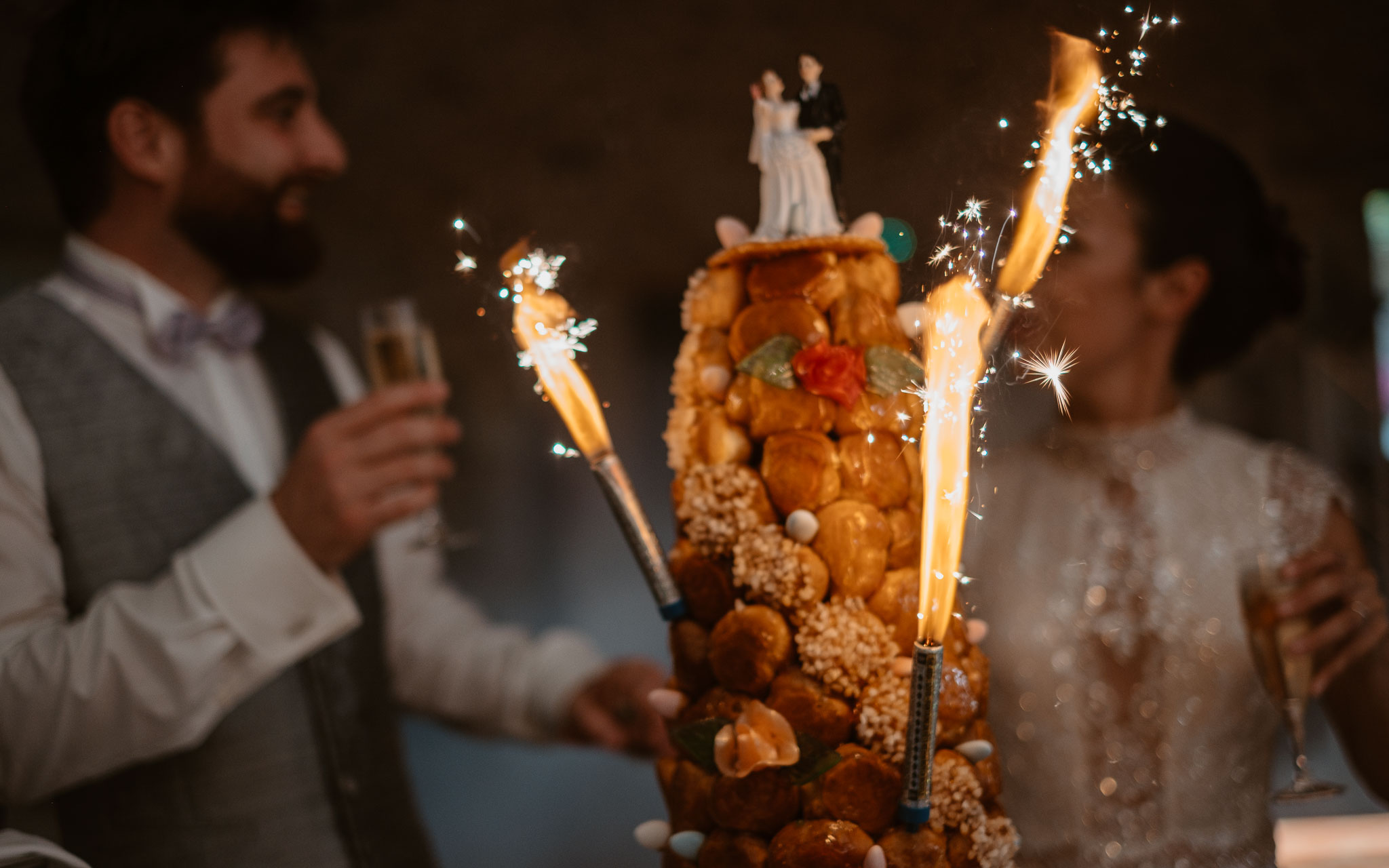 photographies d’un mariage bohème chic au Château de la Rousselière à Frossay