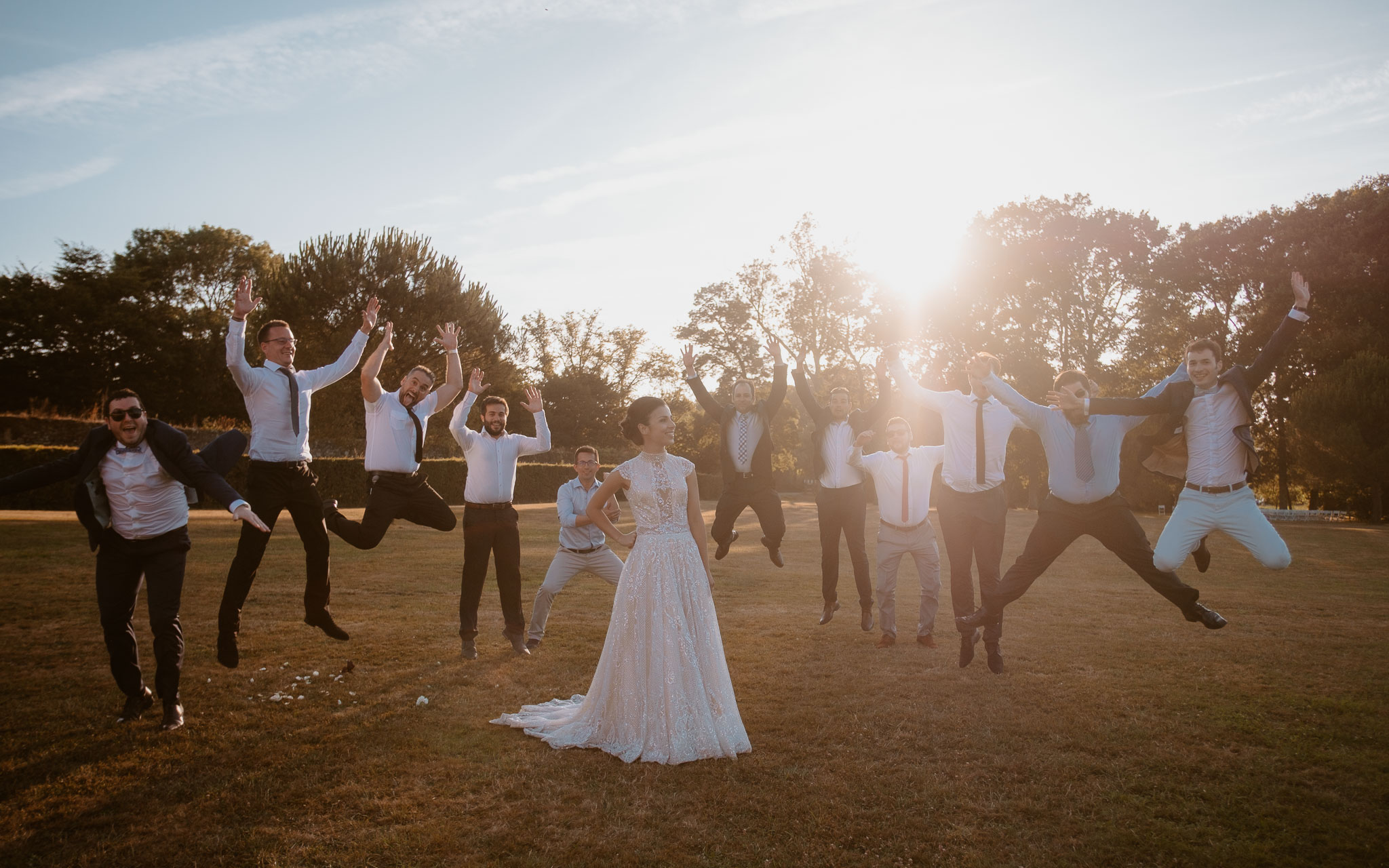 photographies d’un mariage bohème chic au Château de la Rousselière à Frossay