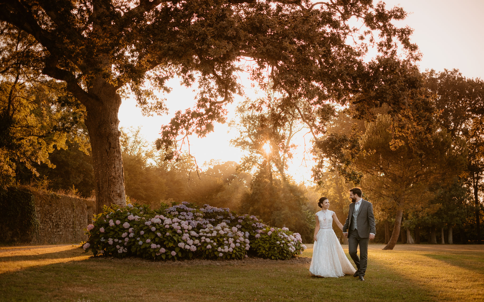 photographies d’un mariage bohème chic au Château de la Rousselière à Frossay