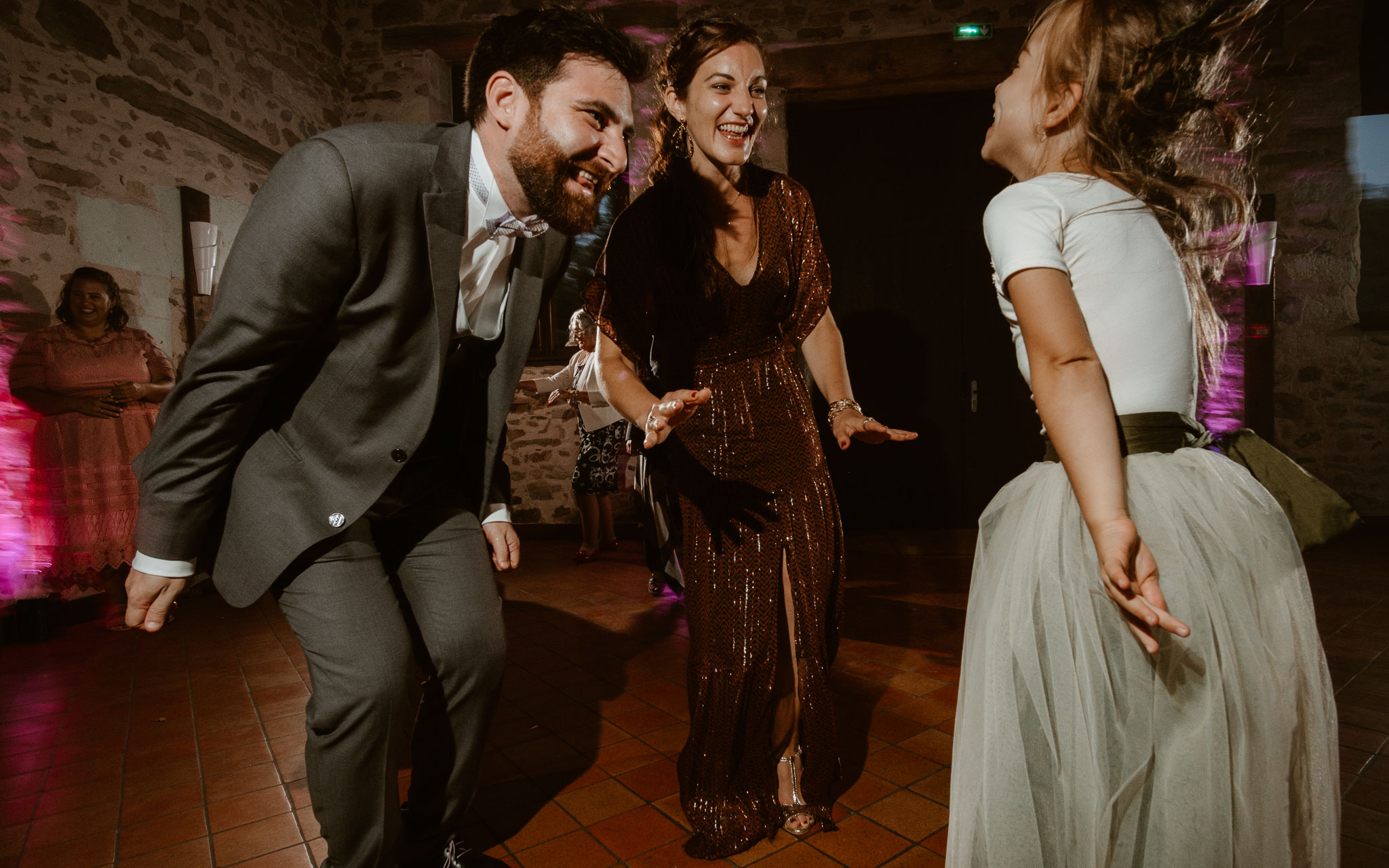 photographies d’un mariage bohème chic au Château de la Rousselière à Frossay