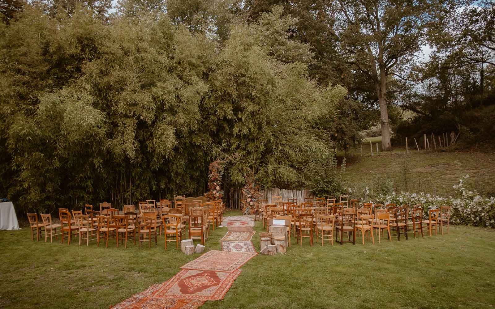 photographies d’un mariage conte d'automne au domaine du Moulin Neuf à Montrevault-sur-Èvre