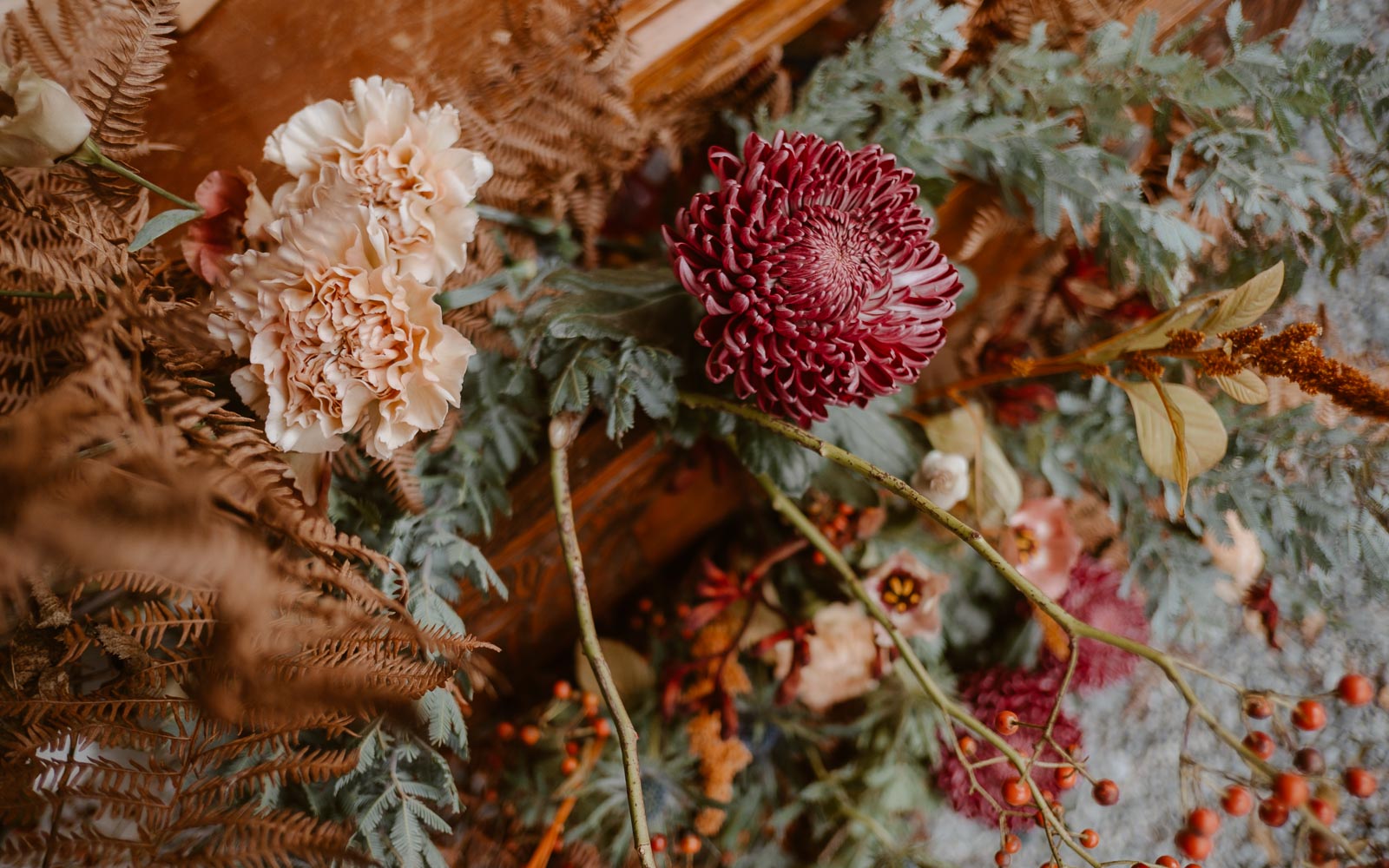 photographies d’un mariage conte d'automne au domaine du Moulin Neuf à Montrevault-sur-Èvre