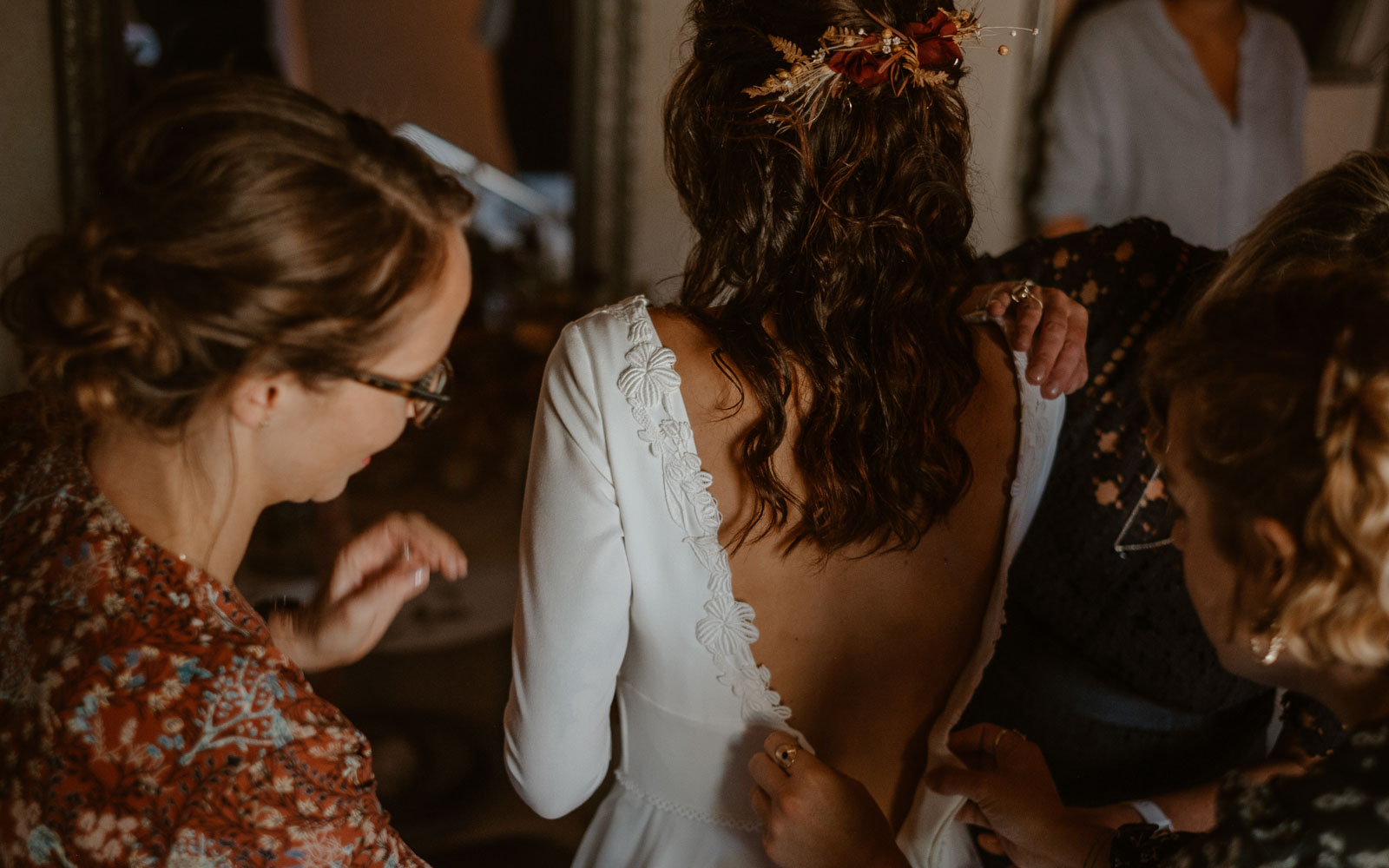 photographies d’un mariage conte d'automne au domaine du Moulin Neuf à Montrevault-sur-Èvre