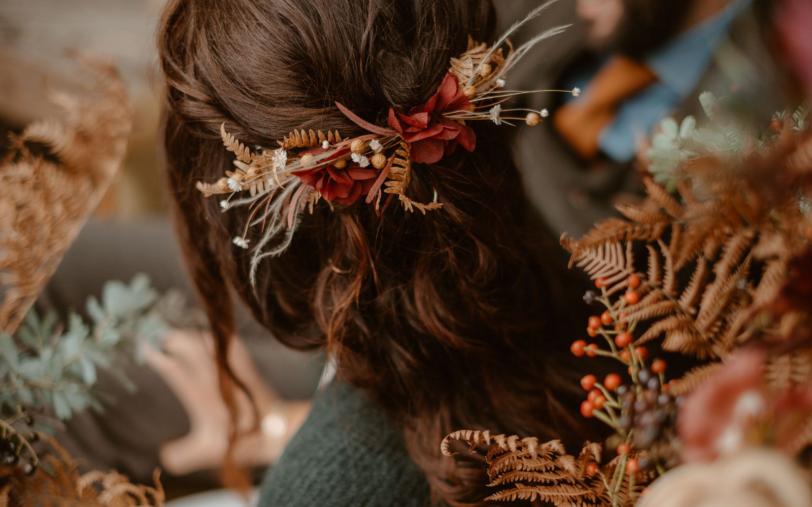 photographies d’un mariage conte d'automne au domaine du Moulin Neuf à Montrevault-sur-Èvre