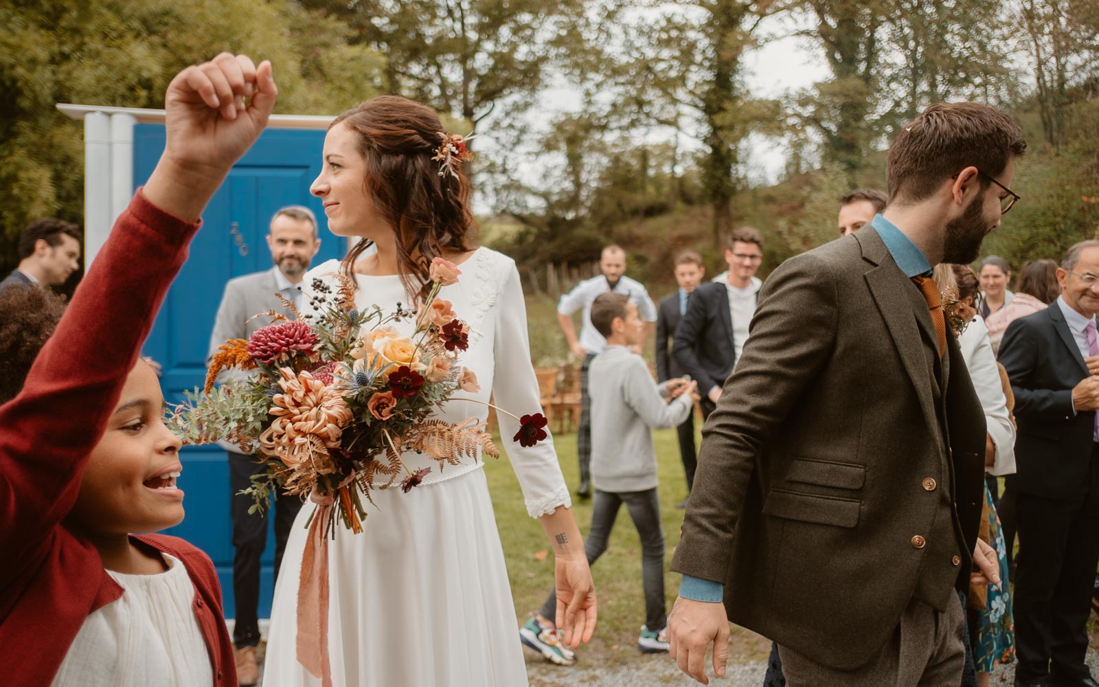 photographies d’un mariage conte d'automne au domaine du Moulin Neuf à Montrevault-sur-Èvre